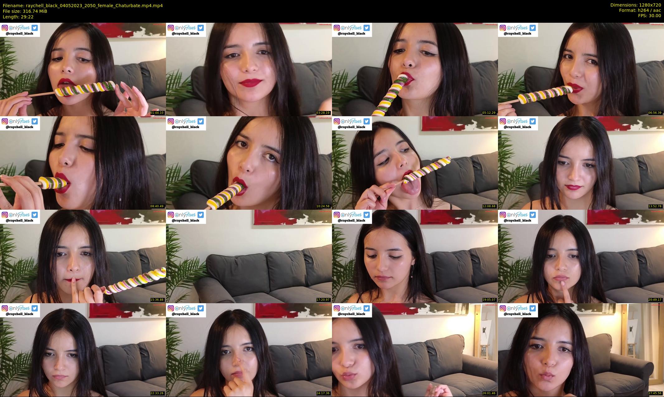 raychell_black — 30 minute Chaturbate female cam show recording, 720p, May 4, 2023