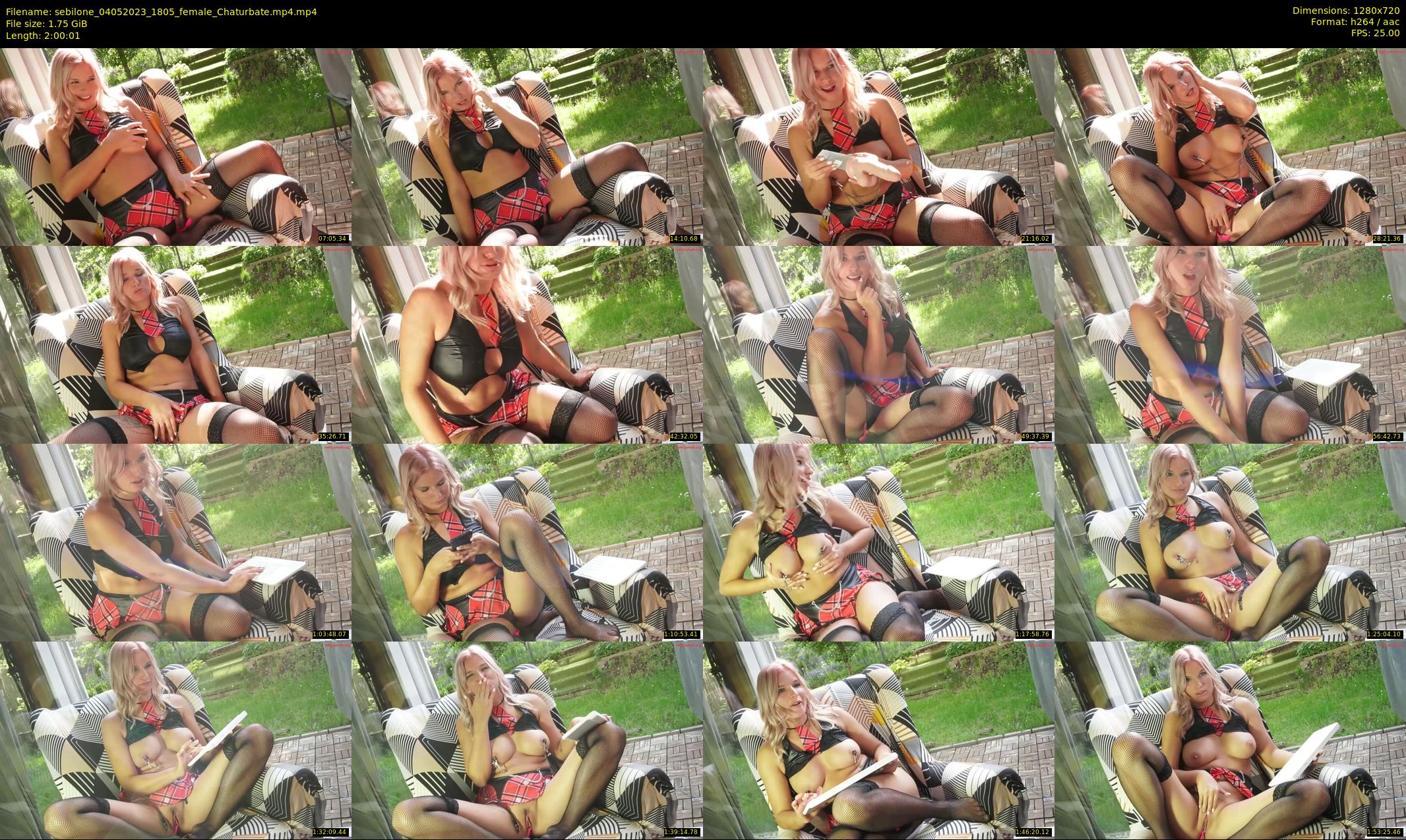 sebilone — 121 minute Chaturbate couple cam show recording, 720p, May 4, 2023