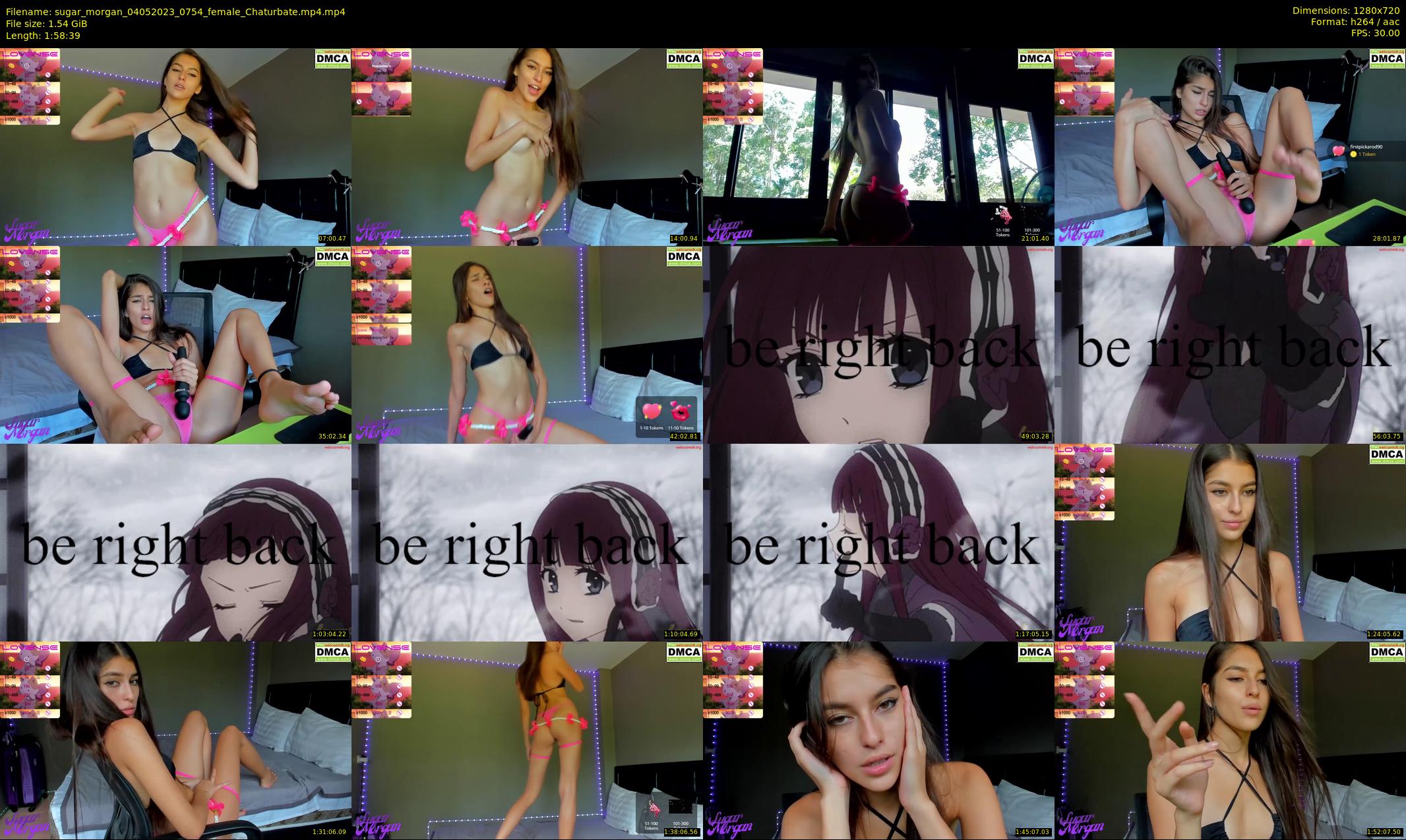 sugar_morgan — 119 minute Chaturbate female cam show recording, 720p, May 4, 2023