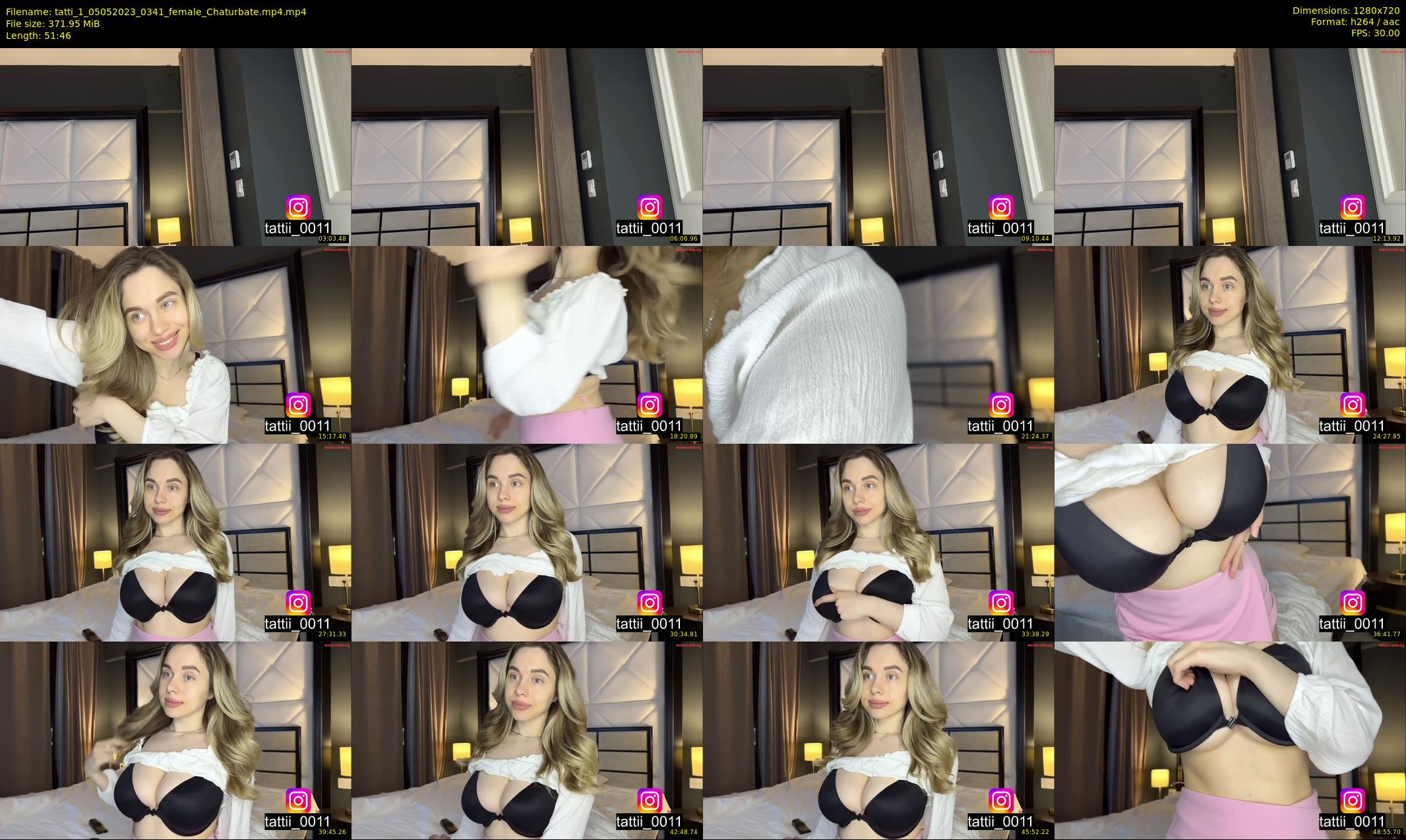 tatti_1 — 52 minute Chaturbate female cam show recording, 720p, May 5, 2023