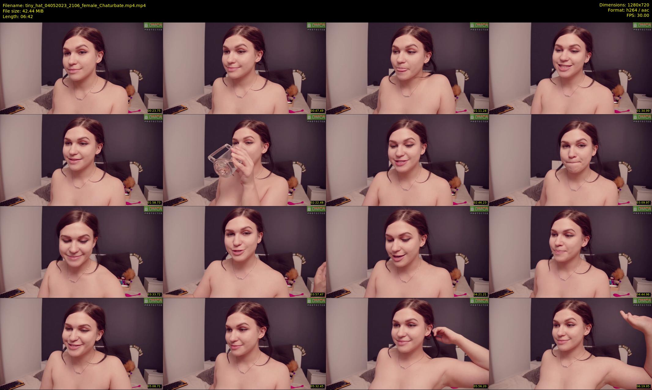 tiny_hat — 7 minute Chaturbate female cam show recording, 720p, May 4, 2023