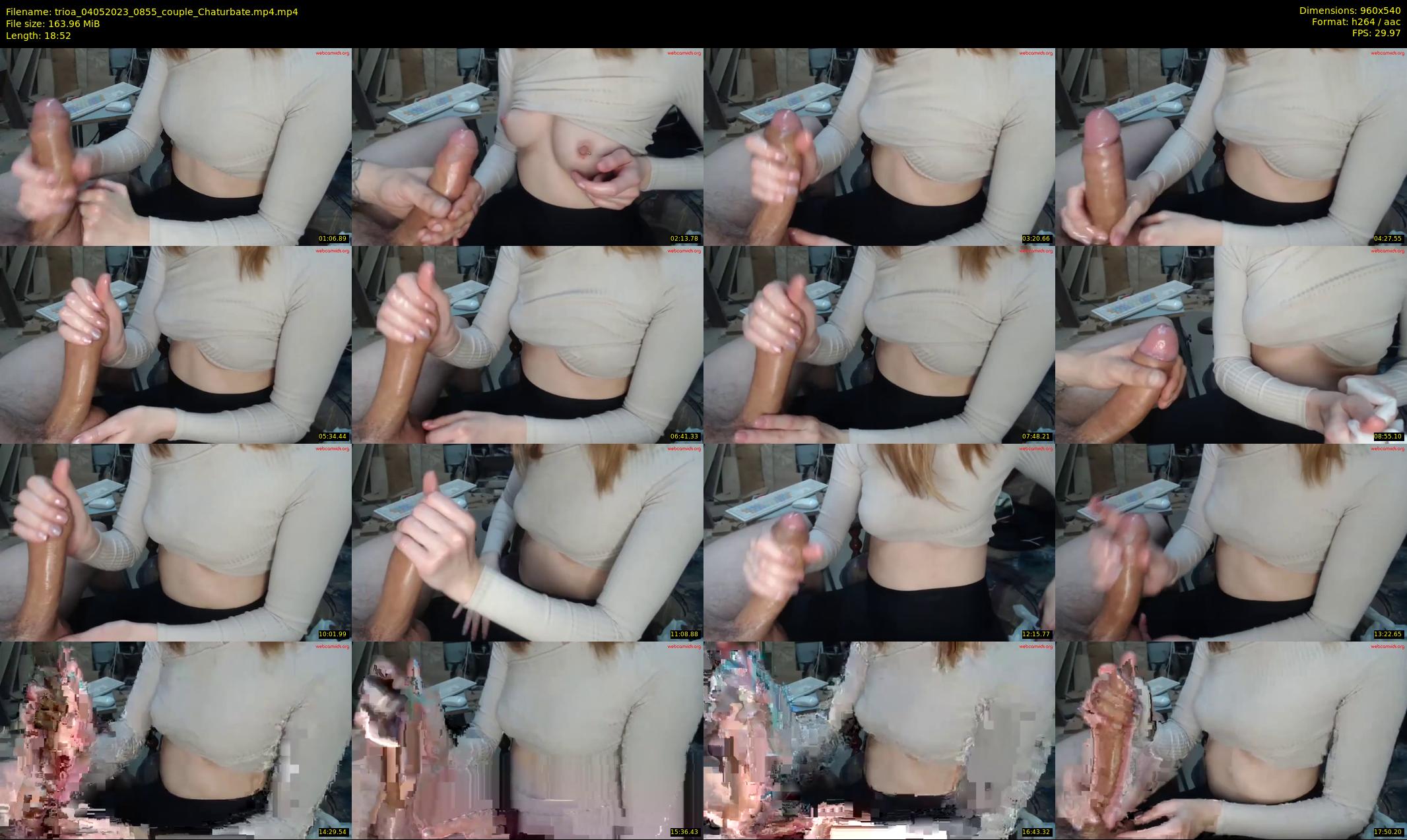 trioa — 19 minute Chaturbate couple cam show recording, 480p, May 4, 2023