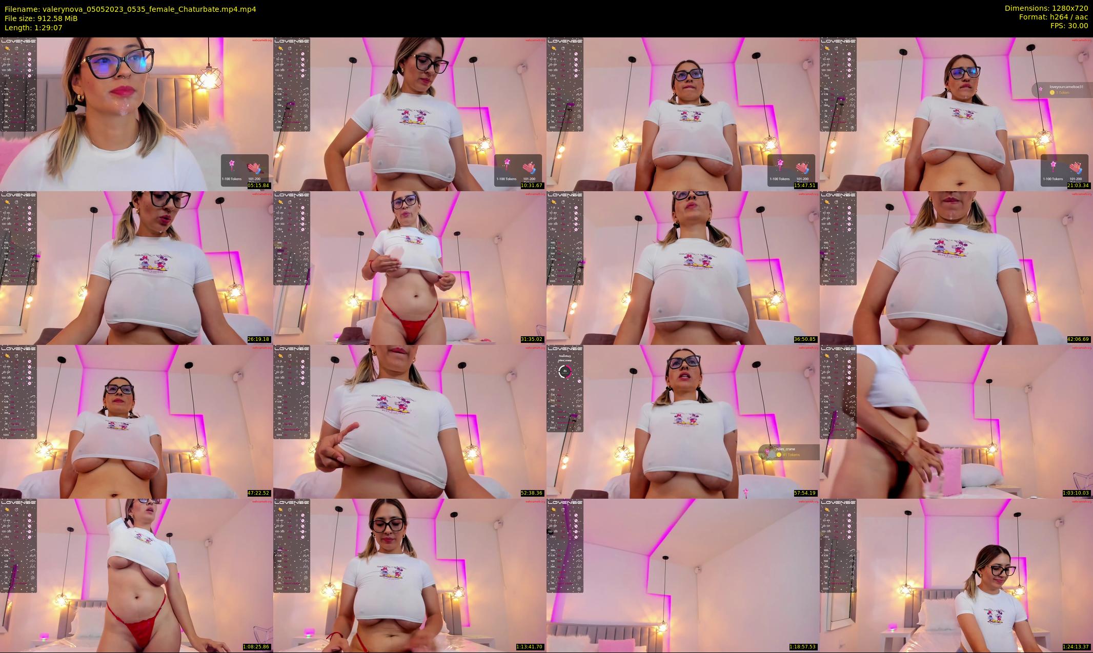valerynova — 90 minute Chaturbate female cam show recording, 720p, May 5, 2023
