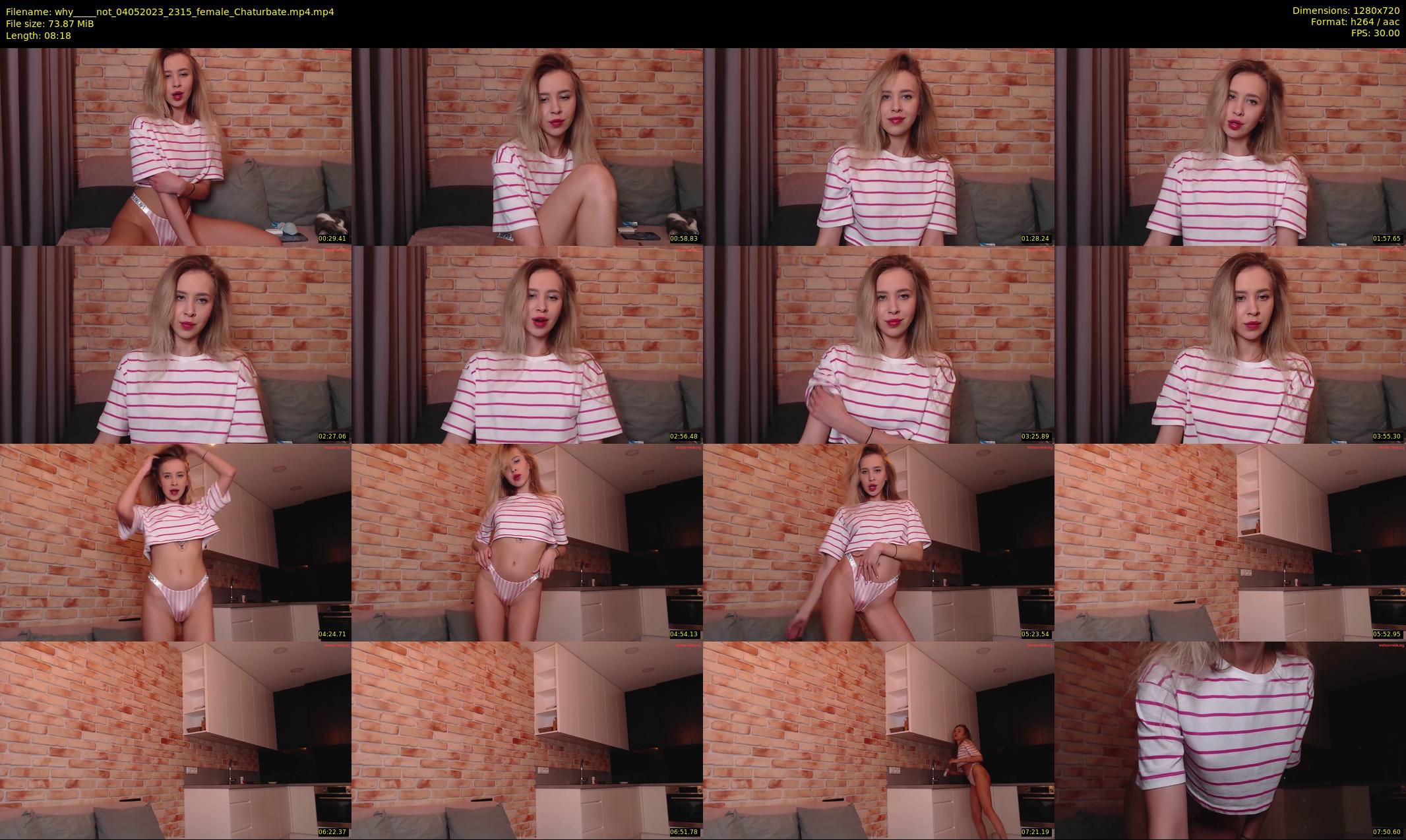 why_____not — 9 minute Chaturbate female cam show recording, 720p, May 4, 2023
