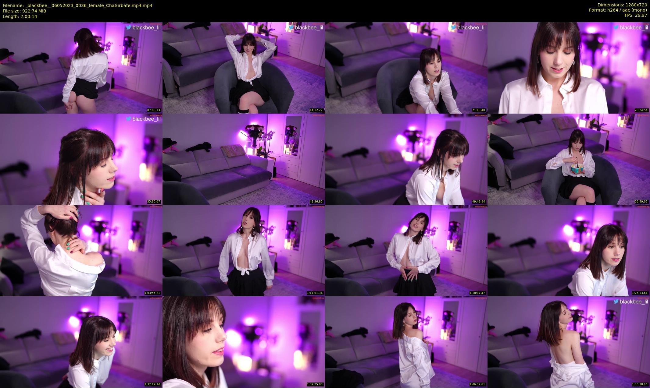 _blackbee_ — 121 minute Chaturbate female cam show recording, 720p, May 6, 2023