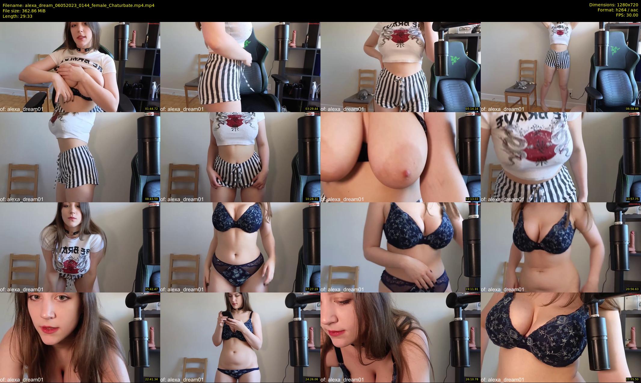 alexa_dream — 30 minute Chaturbate female cam show recording, 720p, May 6, 2023