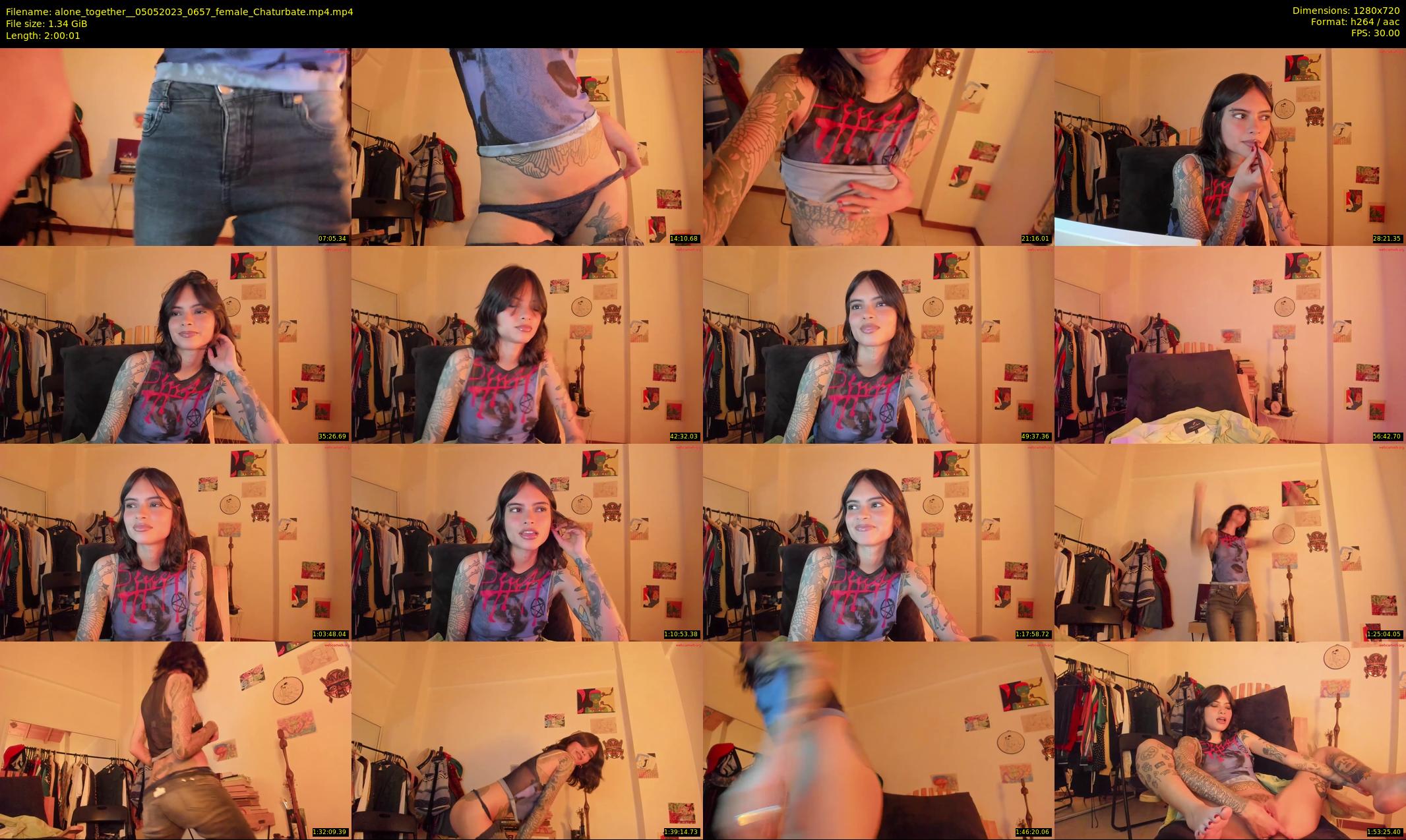 alone_together_ — 121 minute Chaturbate female cam show recording, 720p, May 5, 2023