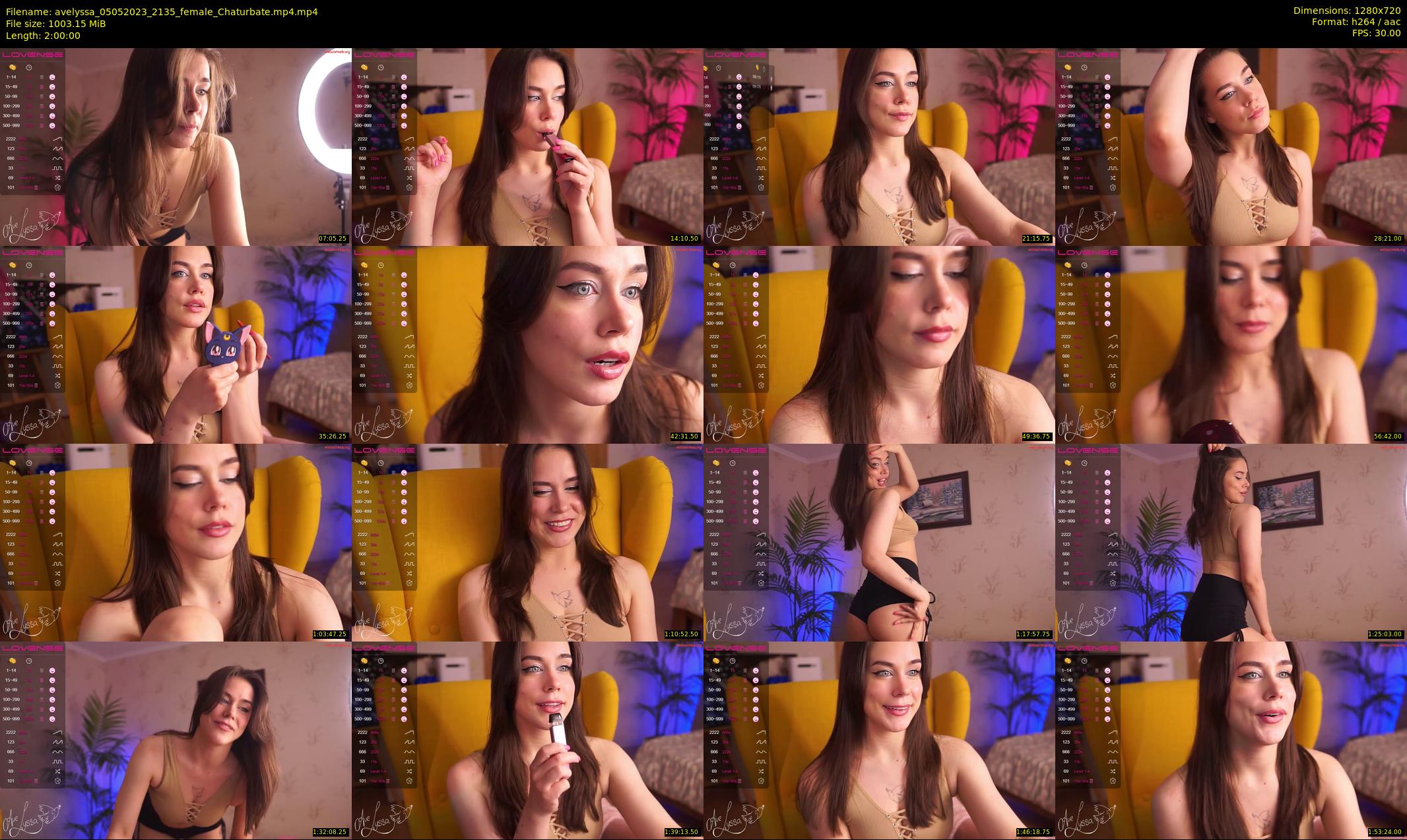 avelyssa — 120 minute Chaturbate female cam show recording, 720p, May 5, 2023