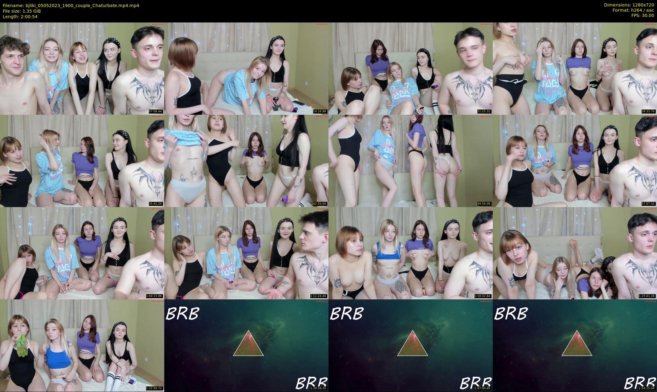 bjliki — 121 minute Chaturbate couple cam show recording, 720p, May 5, 2023