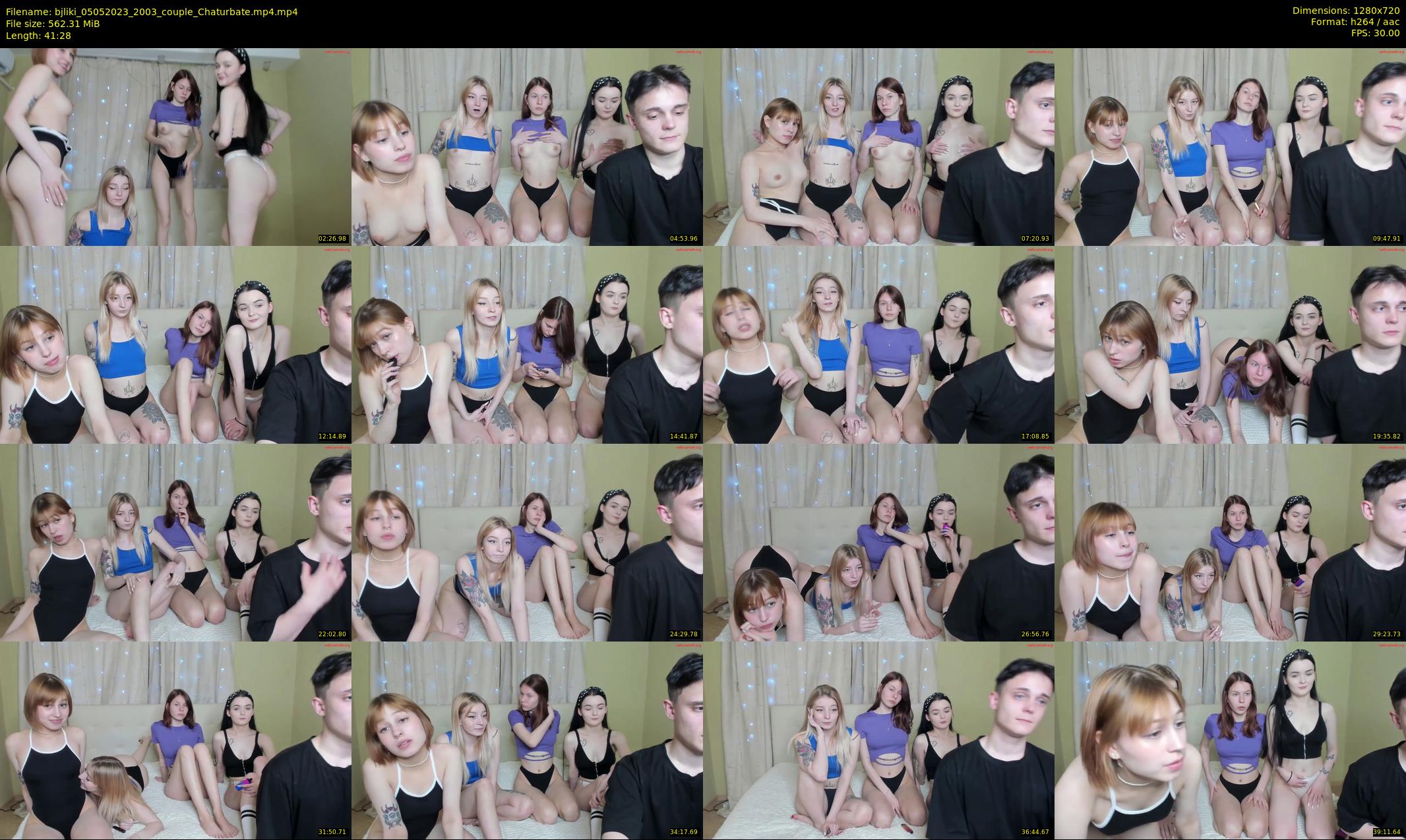 bjliki — 42 minute Chaturbate couple cam show recording, 720p, May 5, 2023