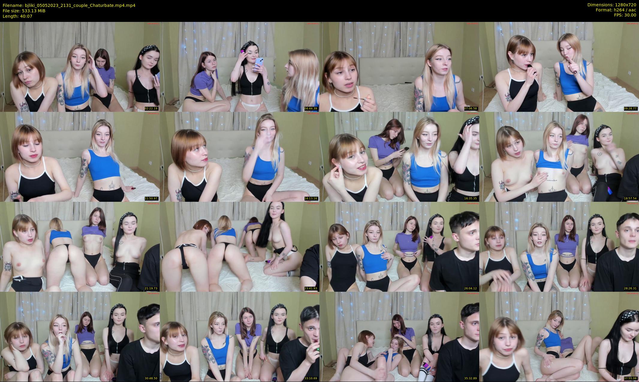 bjliki — 41 minute Chaturbate couple cam show recording, 720p, May 5, 2023