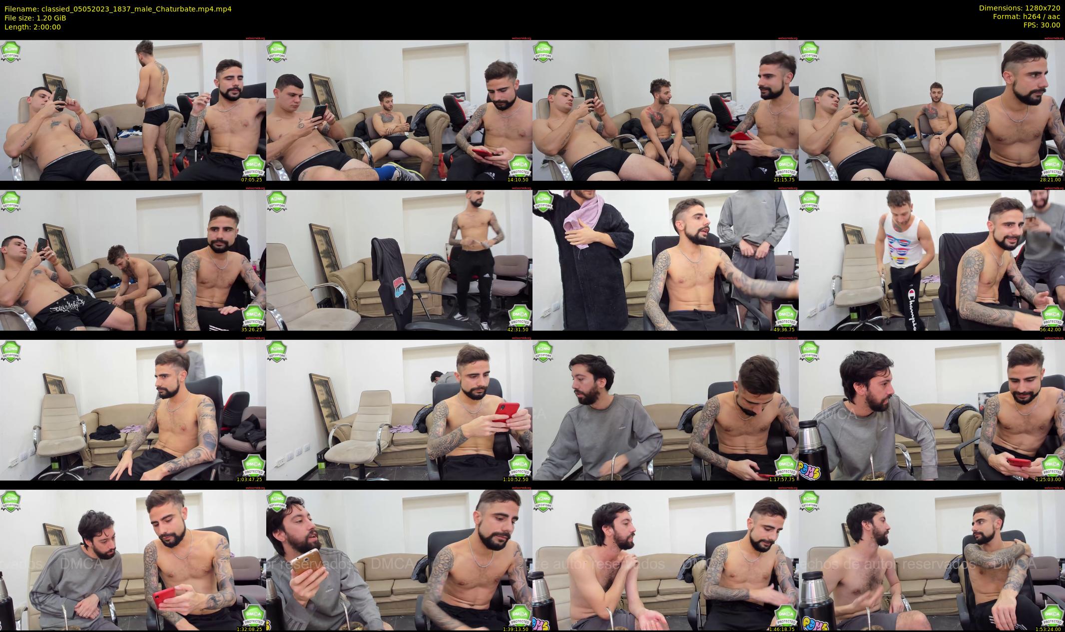 classied — 120 minute Chaturbate male cam show recording, 720p, May 5, 2023