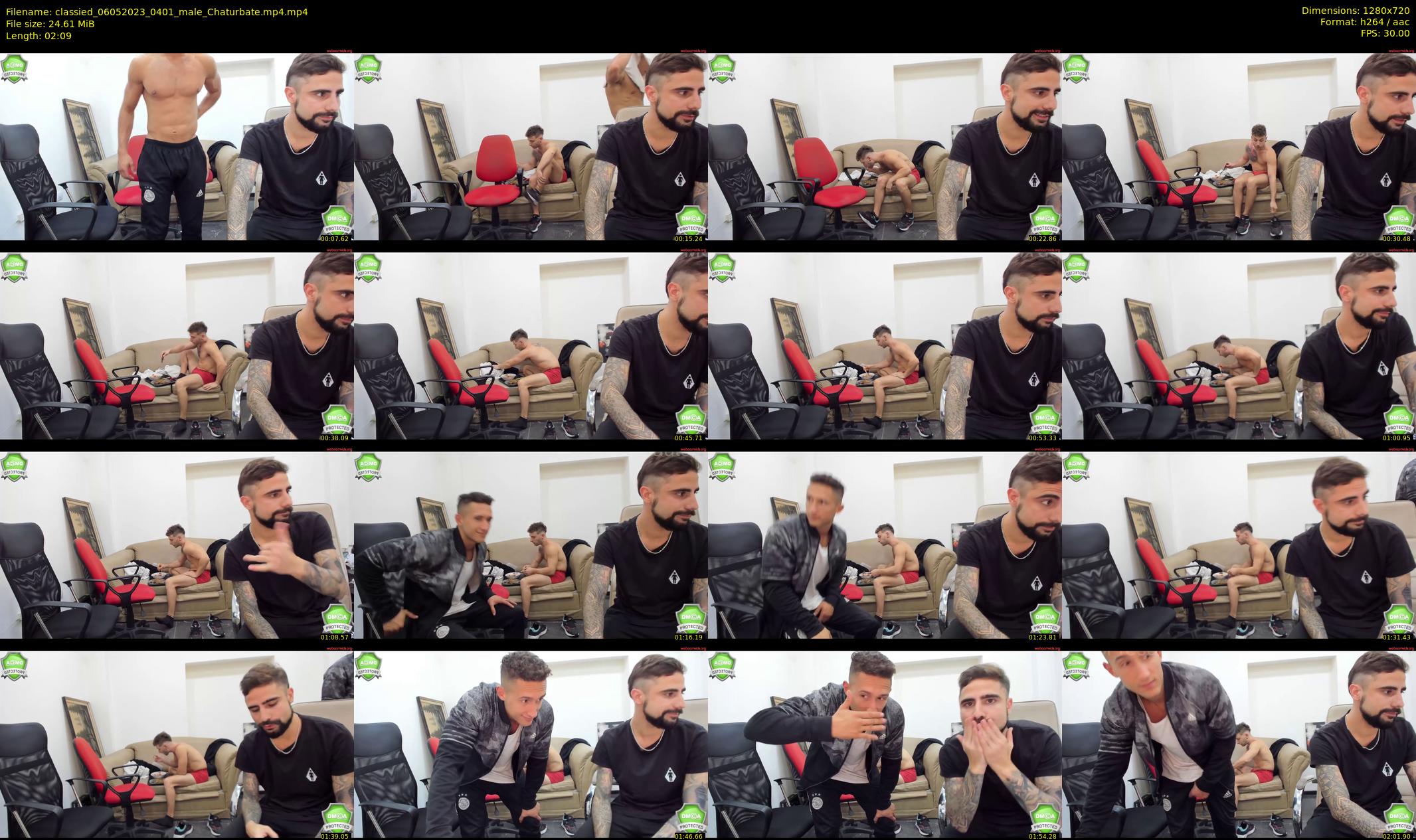 classied — 3 minute Chaturbate male cam show recording, 720p, May 6, 2023