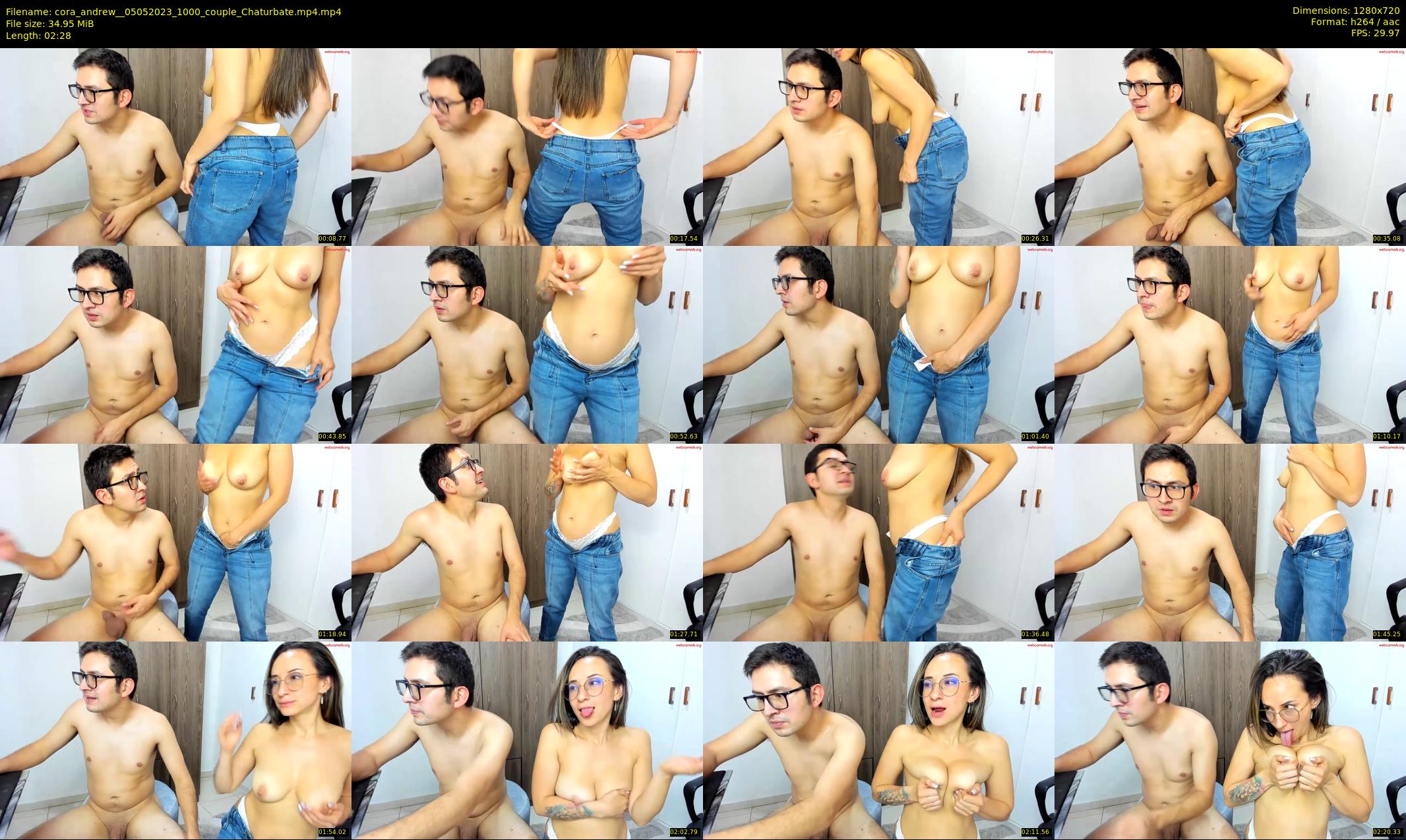 cora_andrew_ — 3 minute Chaturbate couple cam show recording, 720p, May 5, 2023