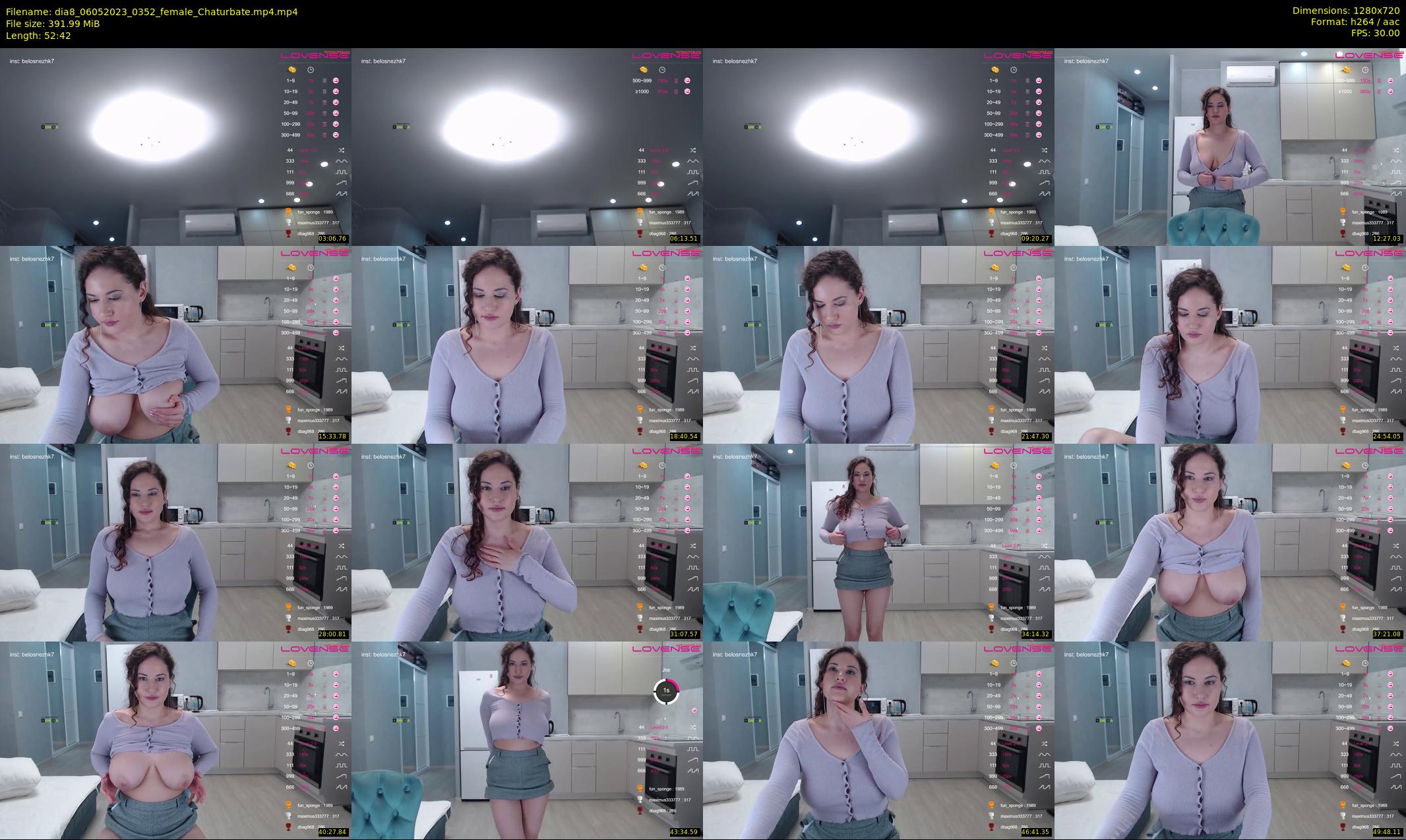 dia8 — 53 minute Chaturbate female cam show recording, 720p, May 6, 2023