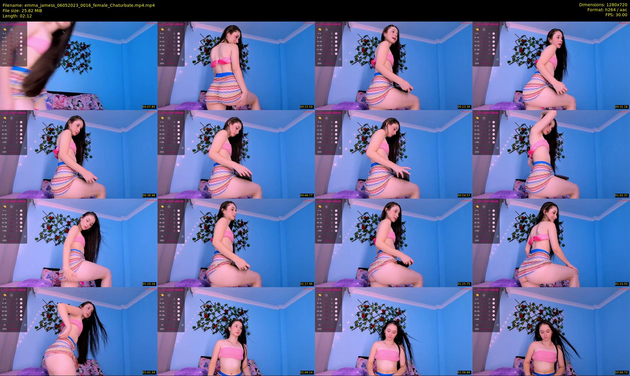 emma_jamess — 3 minute Chaturbate female cam show recording, 720p, May 6, 2023