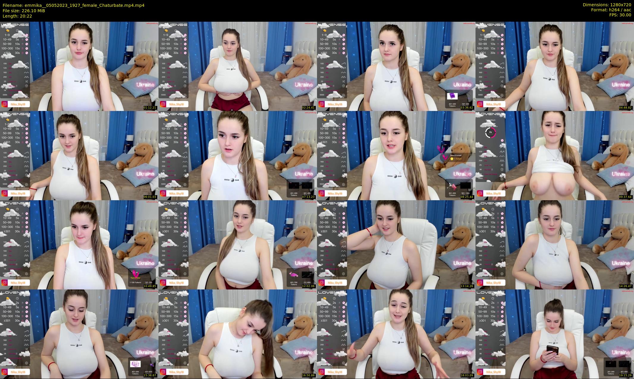 emmika_ — 21 minute Chaturbate female cam show recording, 720p, May 5, 2023