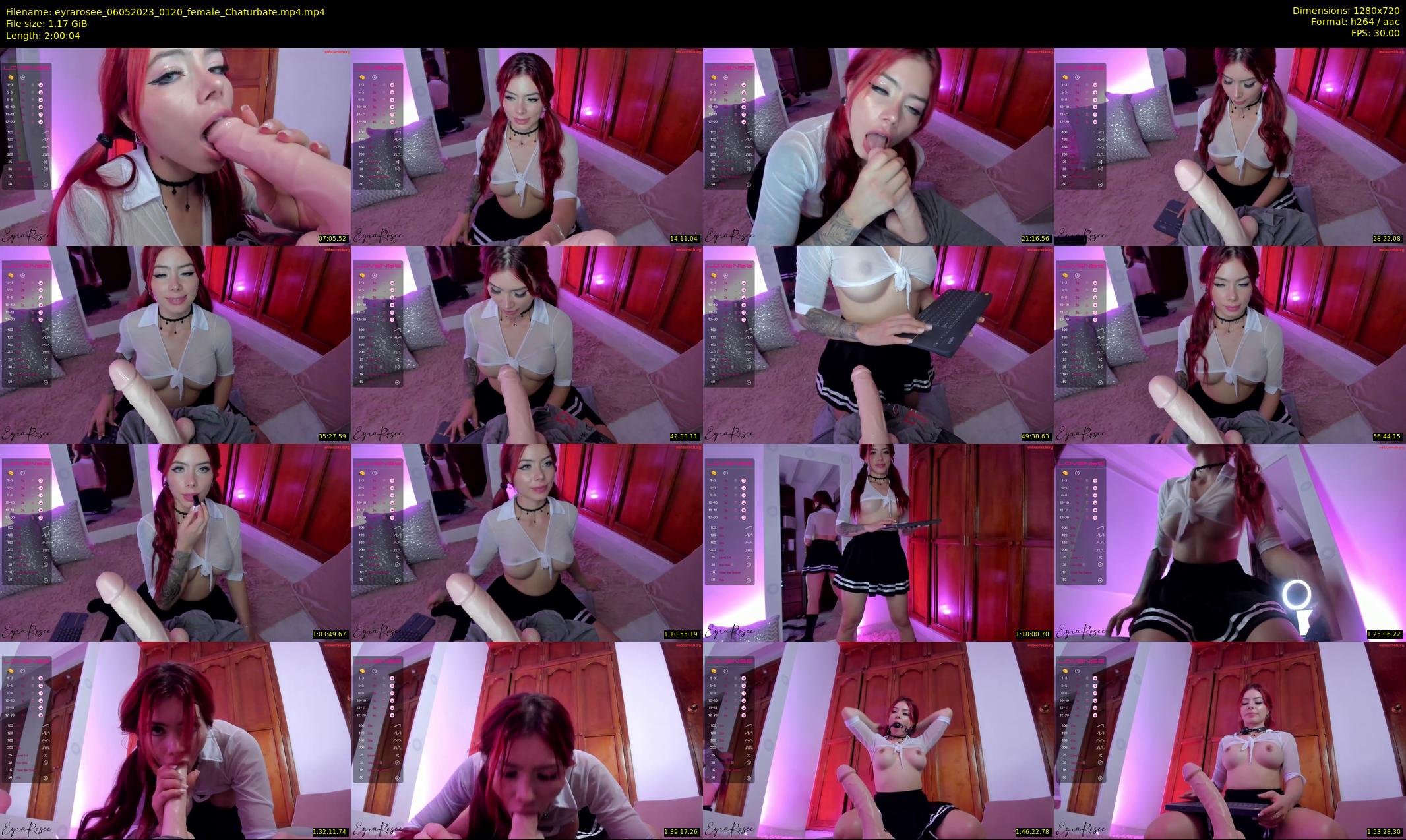 eyrarosee — 121 minute Chaturbate female cam show recording, 720p, May 6, 2023