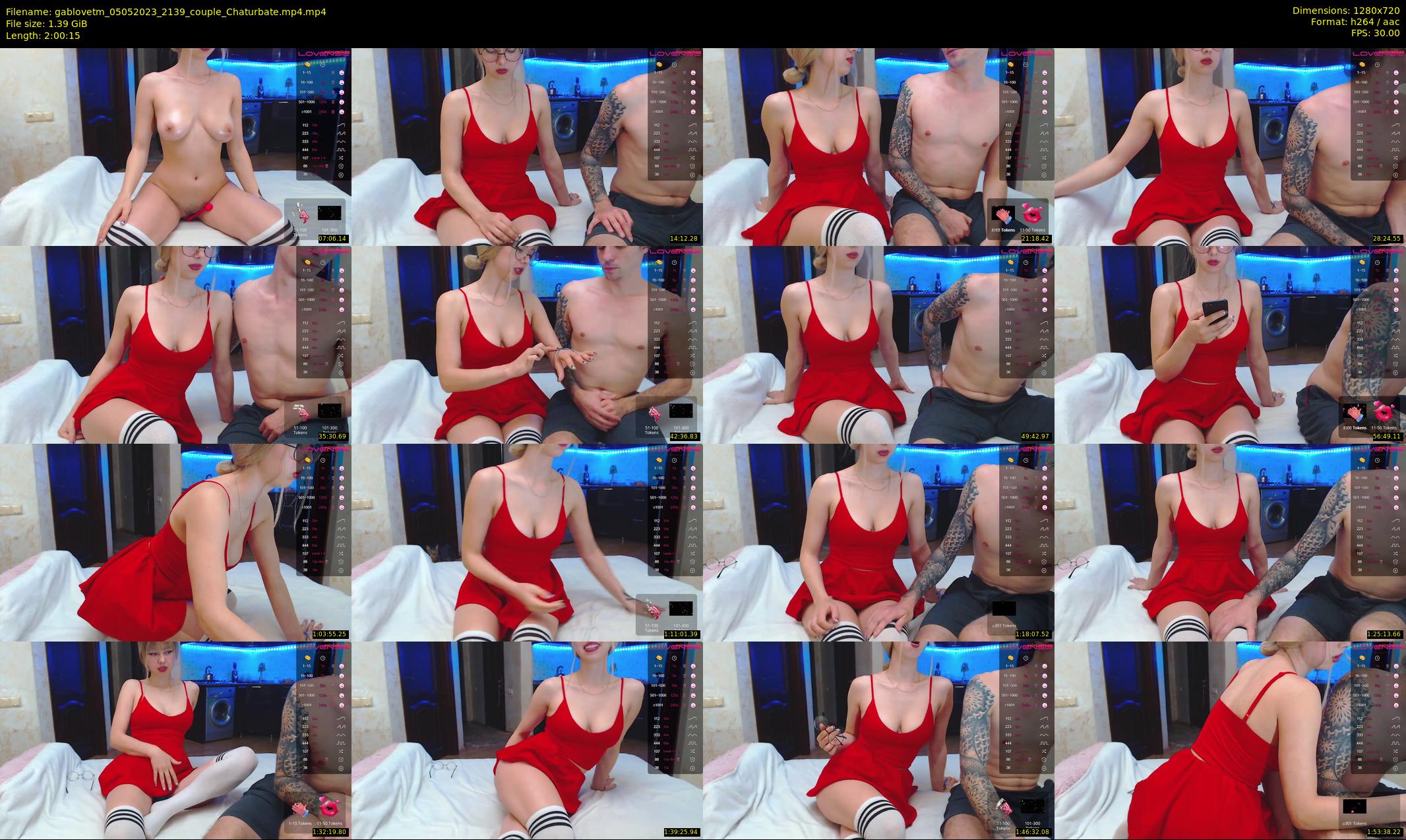 gablovetm — 121 minute Chaturbate couple cam show recording, 720p, May 5, 2023