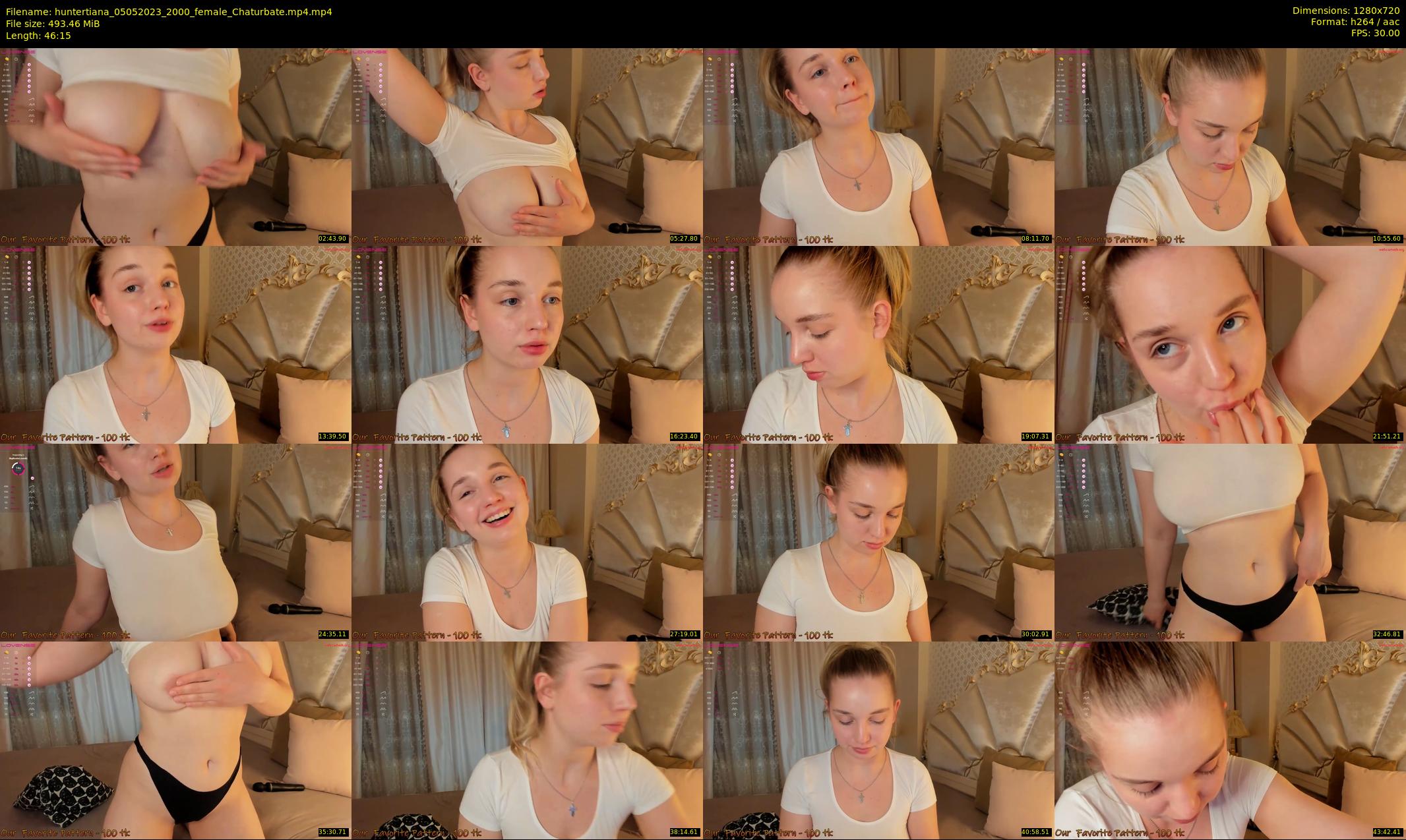 huntertiana — 47 minute Chaturbate female cam show recording, 720p, May 5, 2023