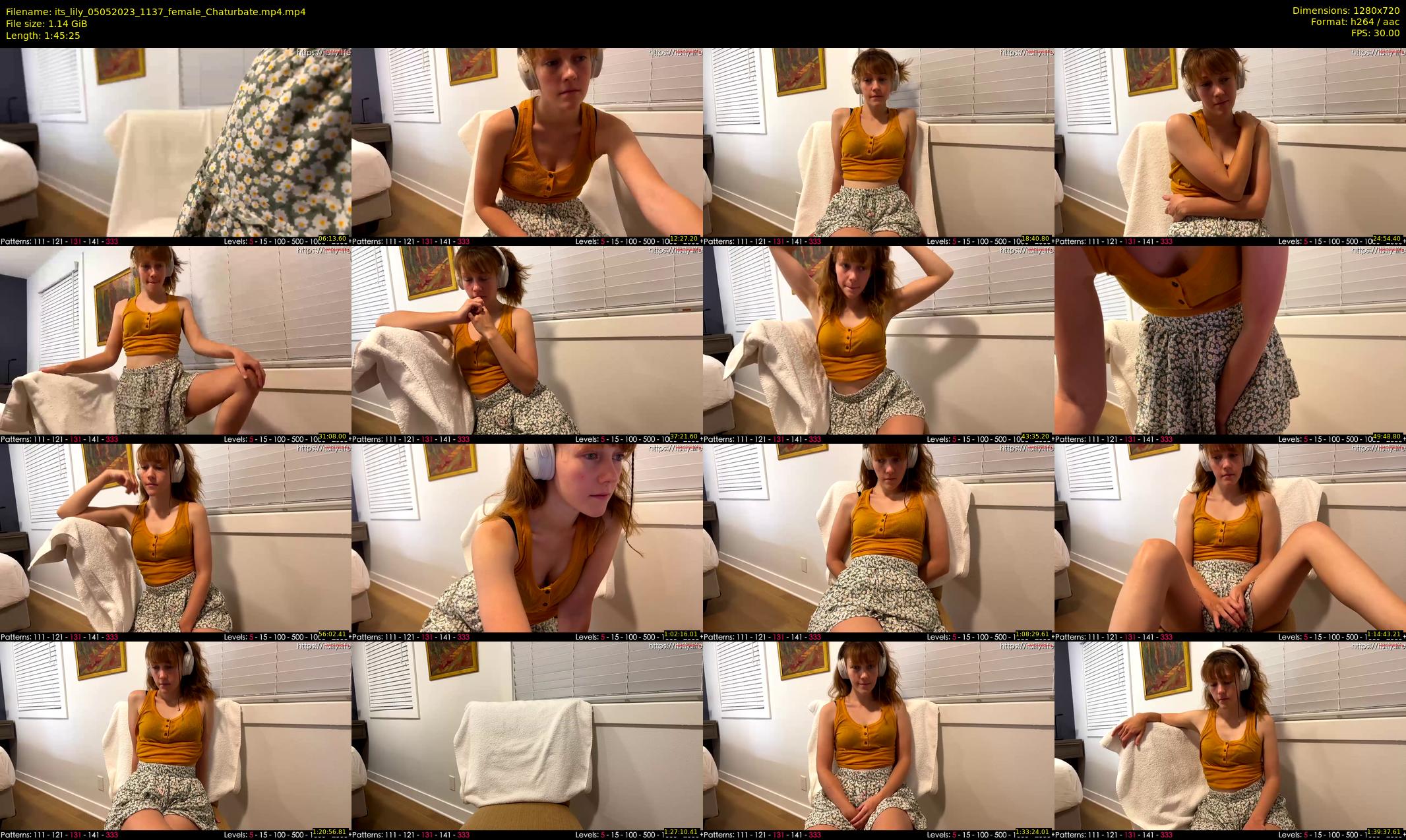 its_lily — 106 minute Chaturbate female cam show recording, 720p, May 5, 2023