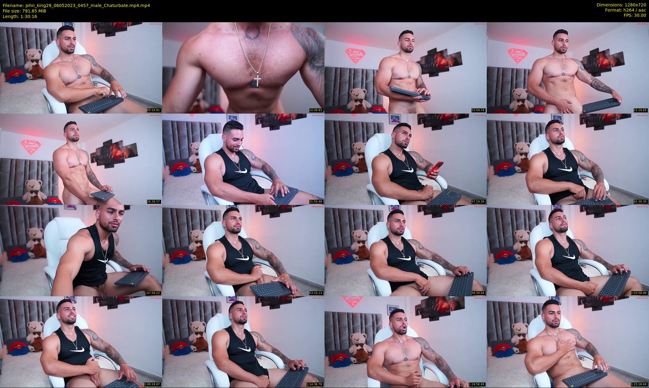 john_king29 — 91 minute Chaturbate male cam show recording, 720p, May 6, 2023