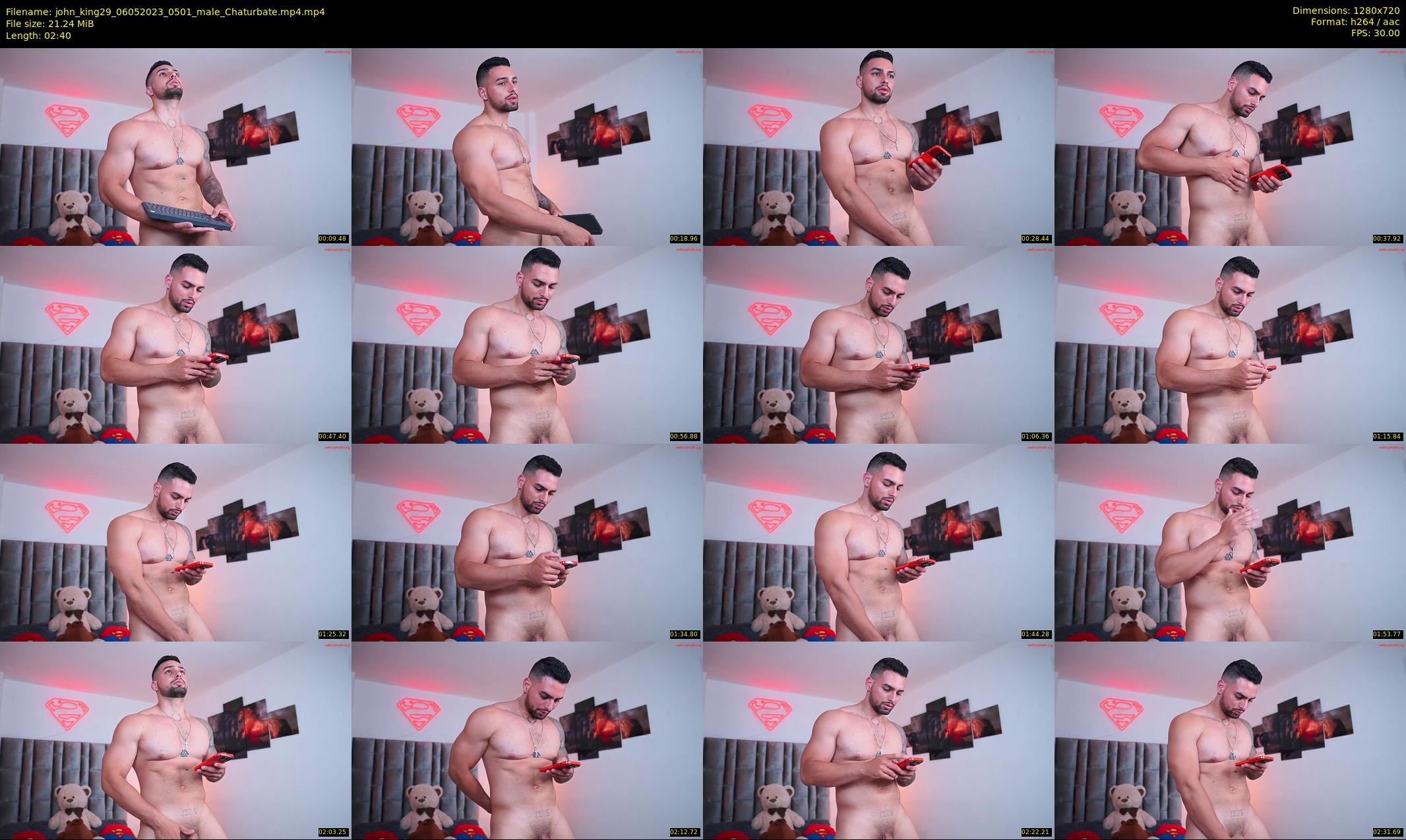 john_king29 — 3 minute Chaturbate male cam show recording, 720p, May 6, 2023