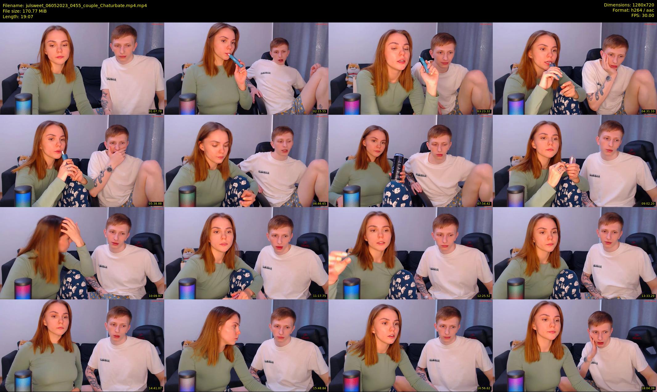 julsweet — 20 minute Chaturbate male cam show recording, 720p, May 6, 2023