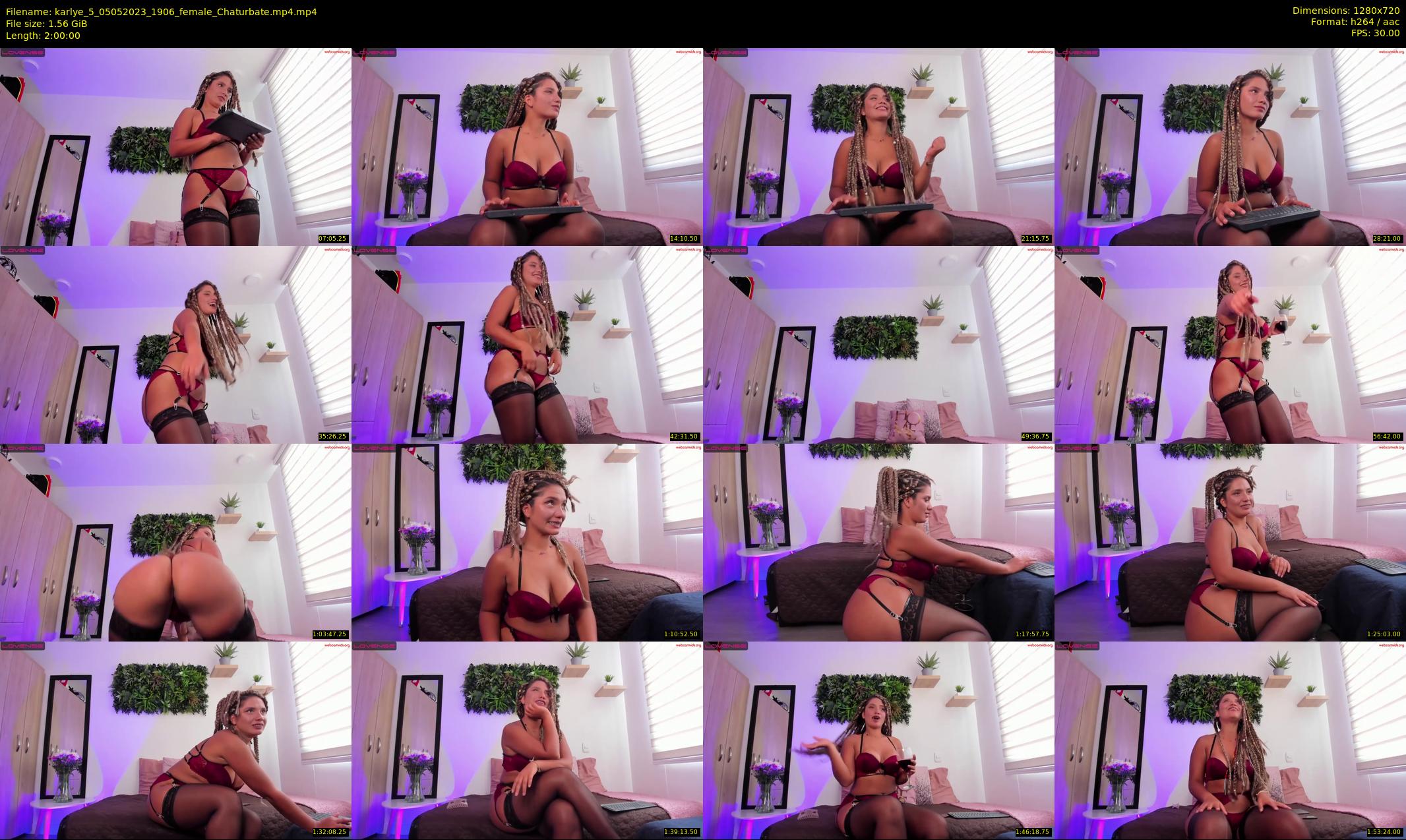 karlye_5 — 120 minute Chaturbate female cam show recording, 720p, May 5, 2023
