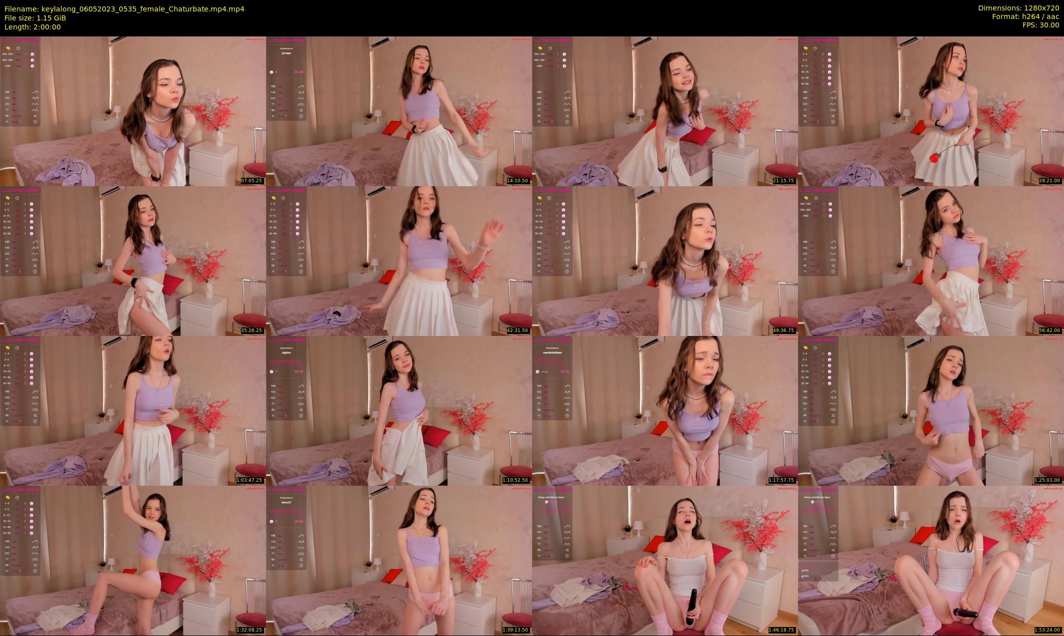 keylalong — 120 minute Chaturbate female cam show recording, 720p, May 6, 2023