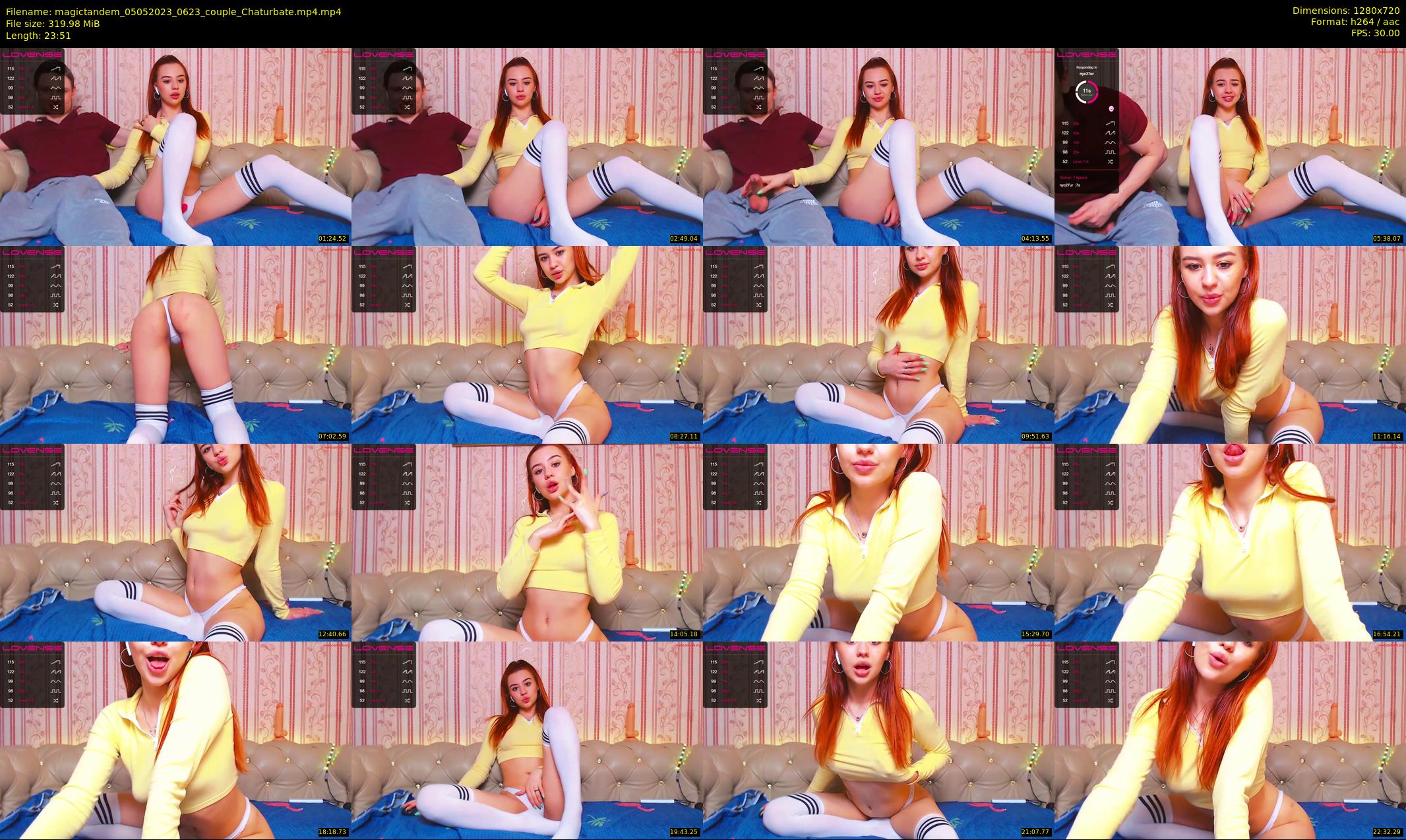 magictandem — 24 minute Chaturbate couple cam show recording, 720p, May 5, 2023