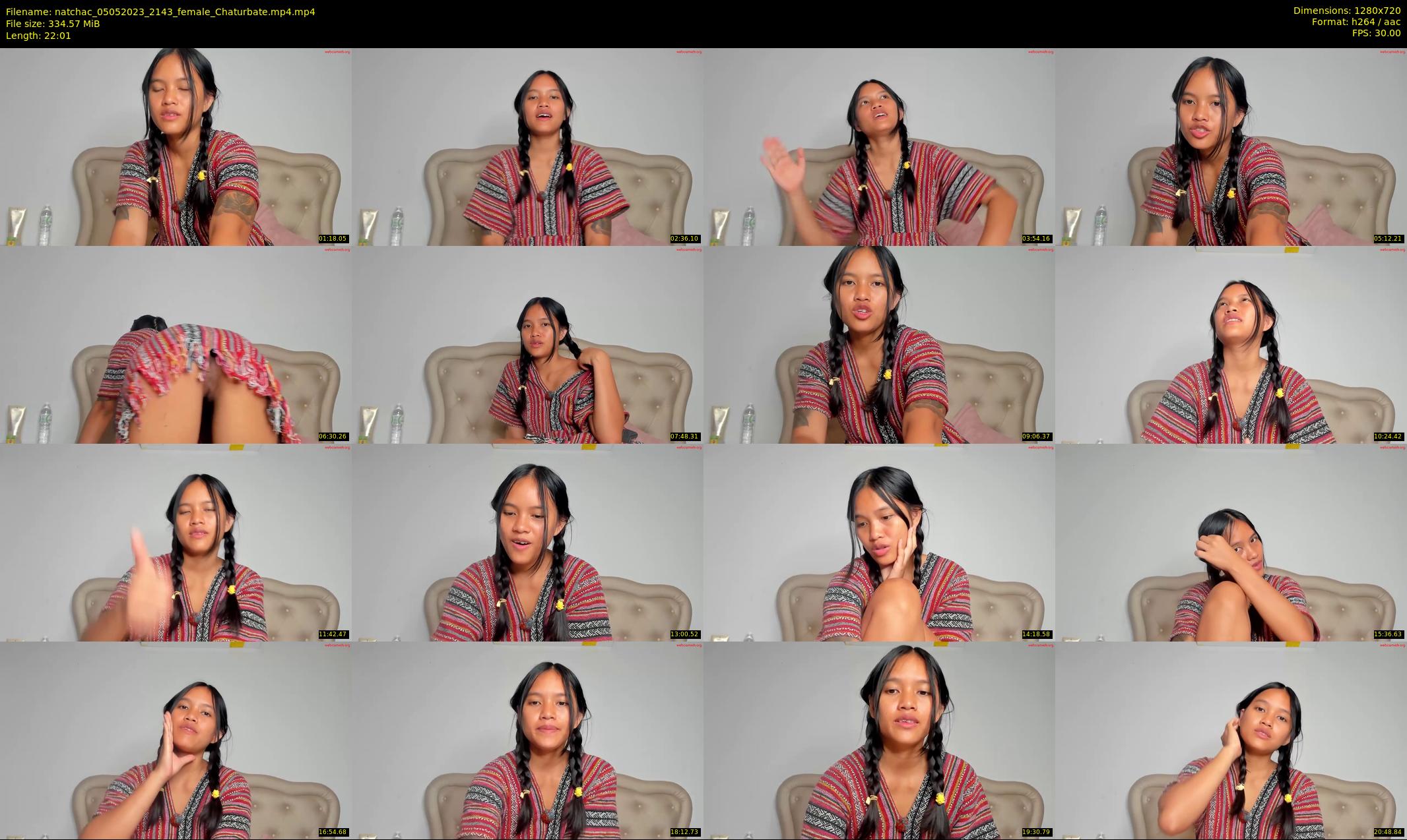 natchac — 23 minute Chaturbate female cam show recording, 720p, May 5, 2023