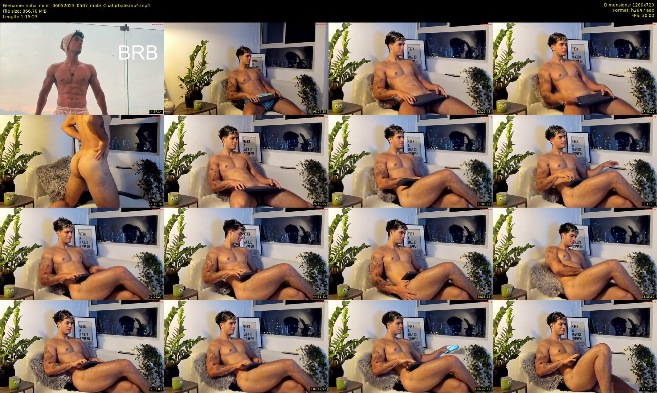 noha_miler — 76 minute Chaturbate male cam show recording, 720p, May 6, 2023