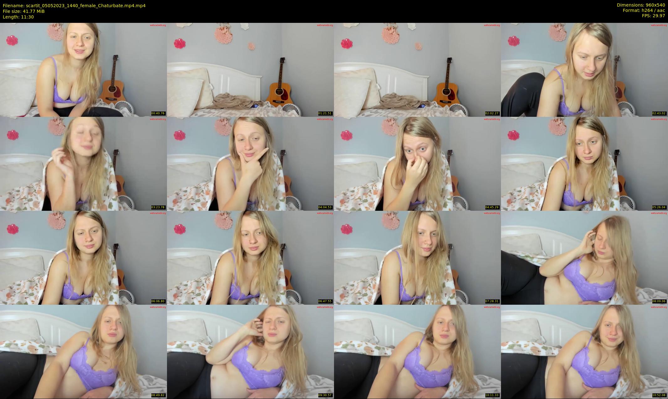 scartit — 12 minute Chaturbate female cam show recording, 480p, May 5, 2023