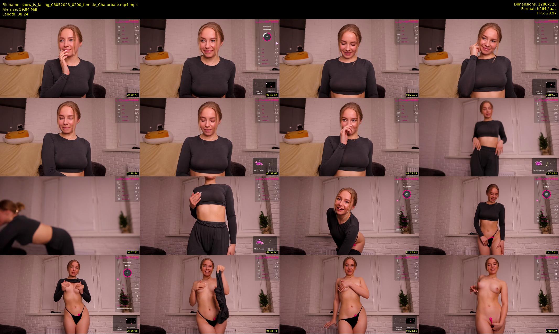 snow_is_falling — 9 minute Chaturbate female cam show recording, 720p, May 6, 2023