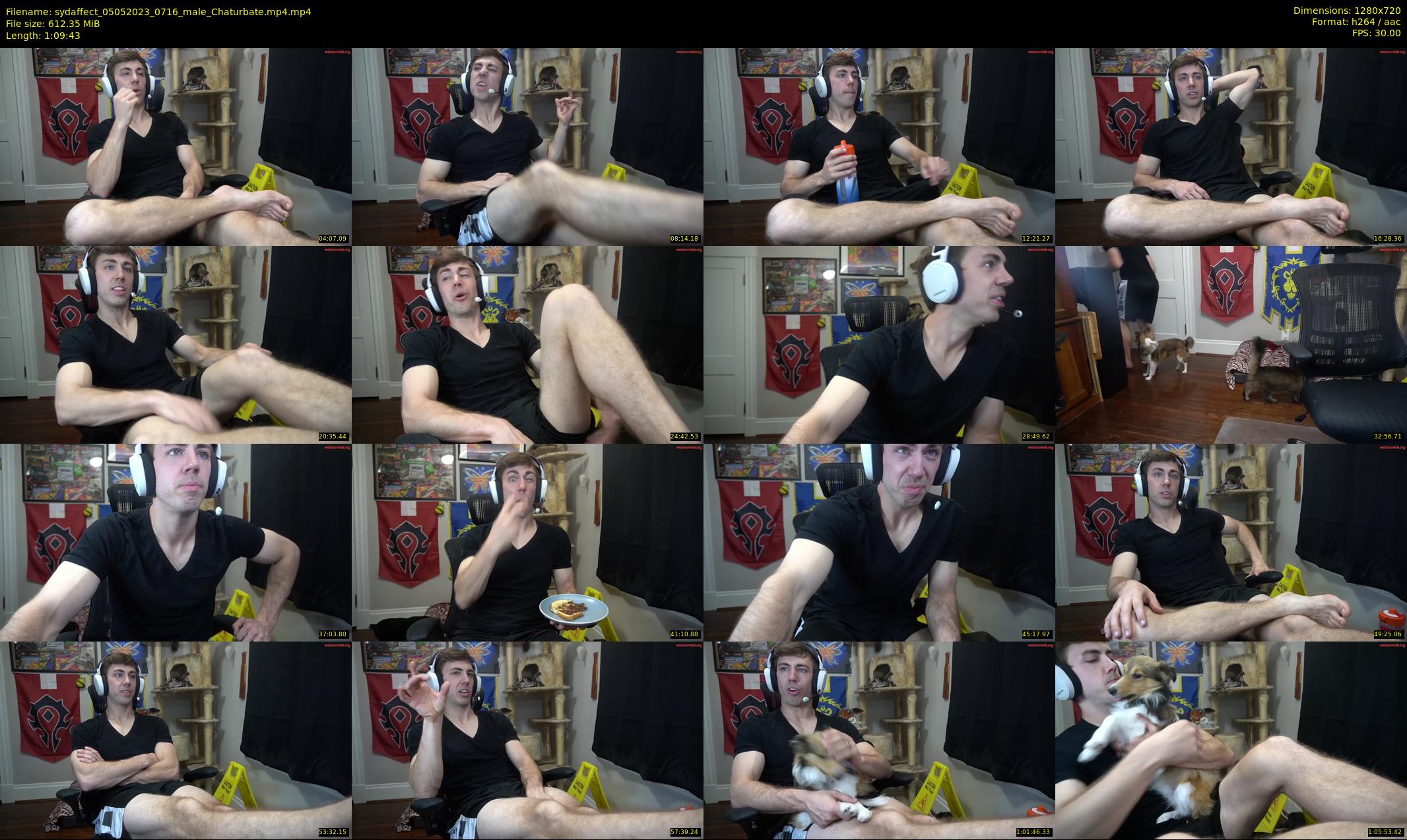 sydaffect — 70 minute Chaturbate male cam show recording, 720p, May 5, 2023