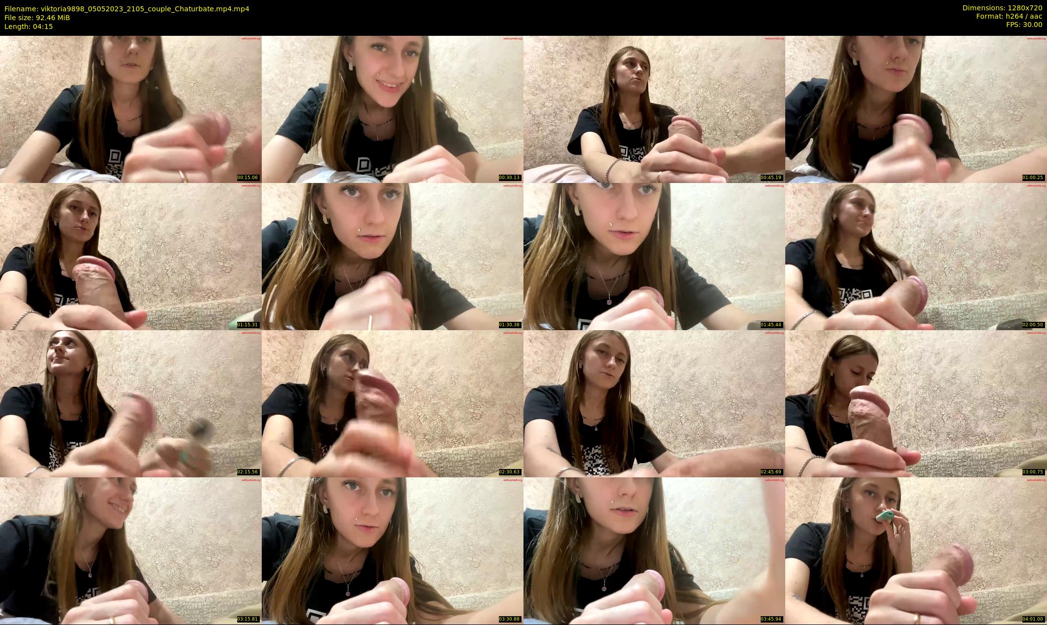viktoria9898 — 5 minute Chaturbate couple cam show recording, 720p, May 5, 2023