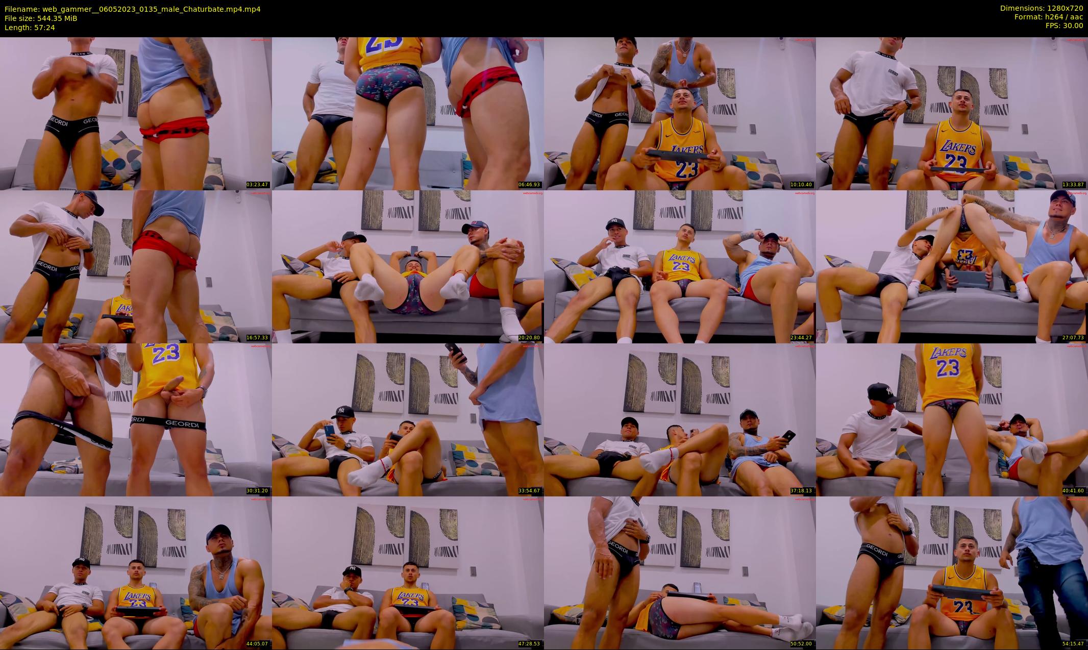 web_gammer_ — 58 minute Chaturbate male cam show recording, 720p, May 6, 2023