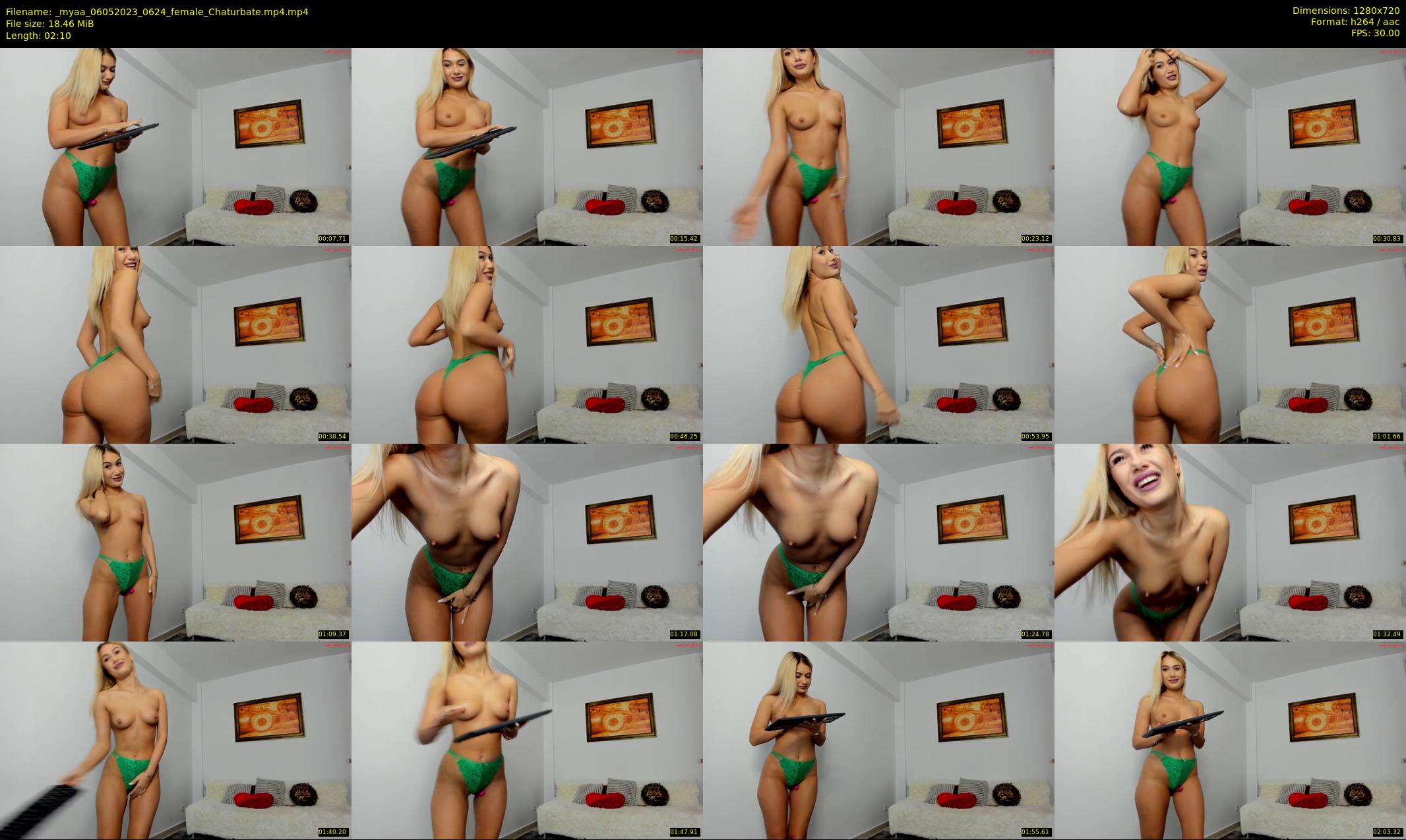 _myaa — 3 minute Chaturbate female cam show recording, 720p, May 6, 2023
