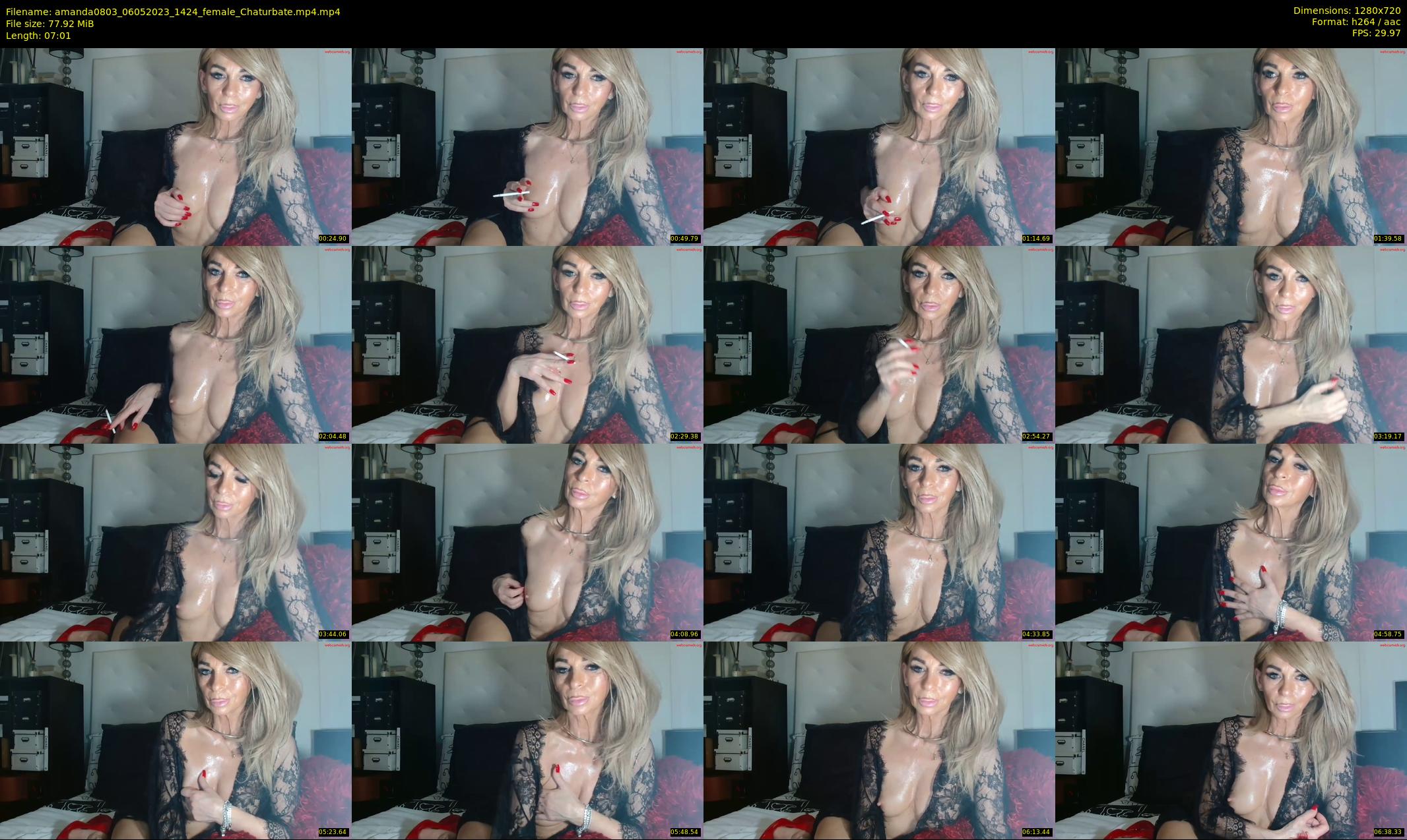 amanda0803 — 8 minute Chaturbate female cam show recording, 720p, May 6, 2023