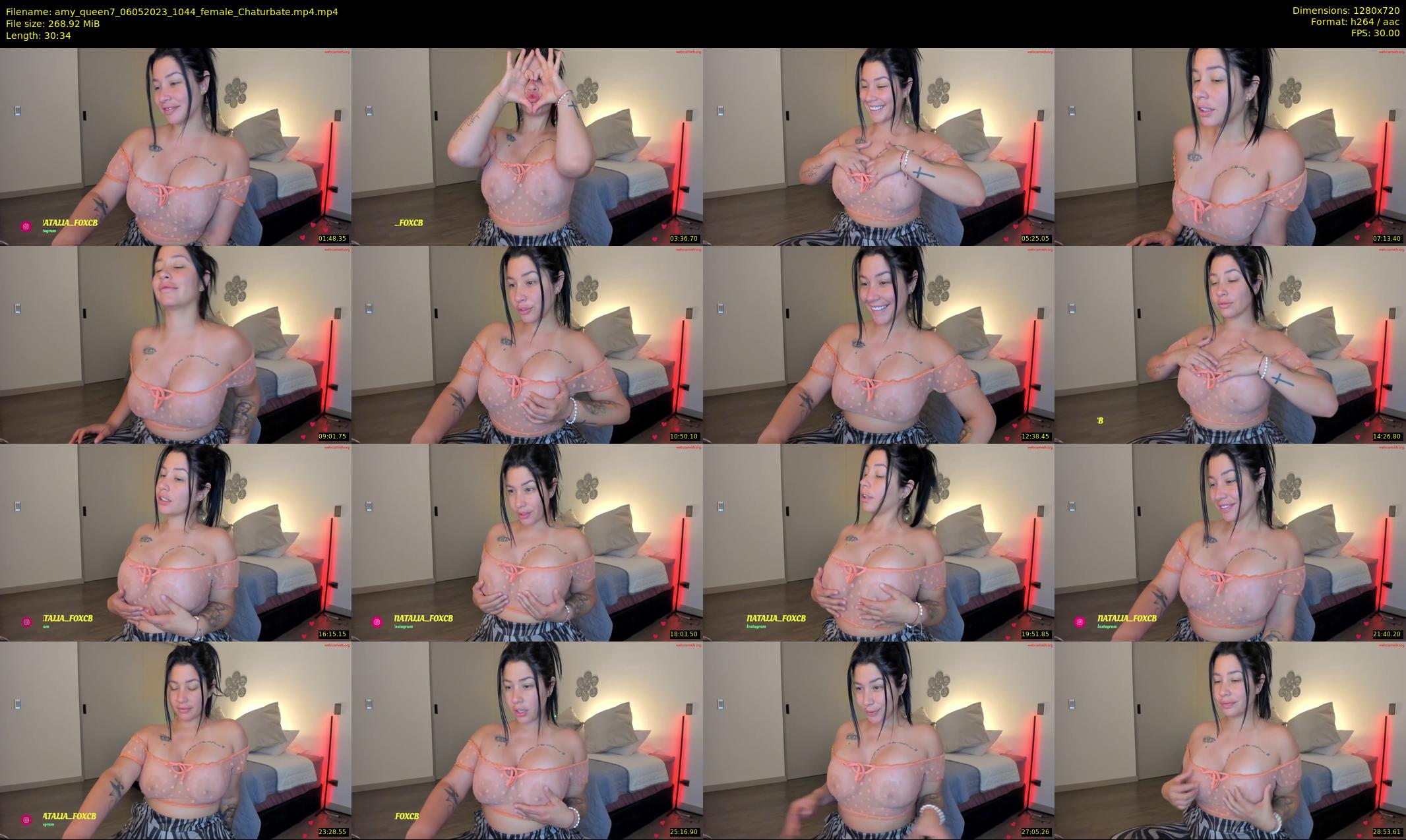 amy_queen7 — 31 minute Chaturbate female cam show recording, 720p, May 6, 2023