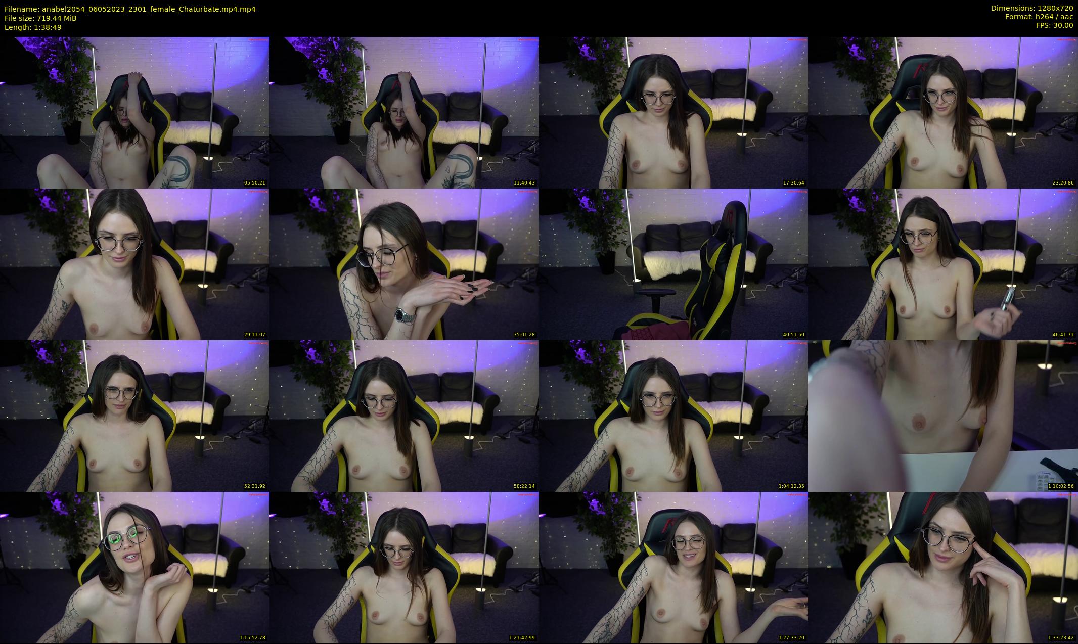 anabel2054 — 99 minute Chaturbate female cam show recording, 720p, May 6, 2023