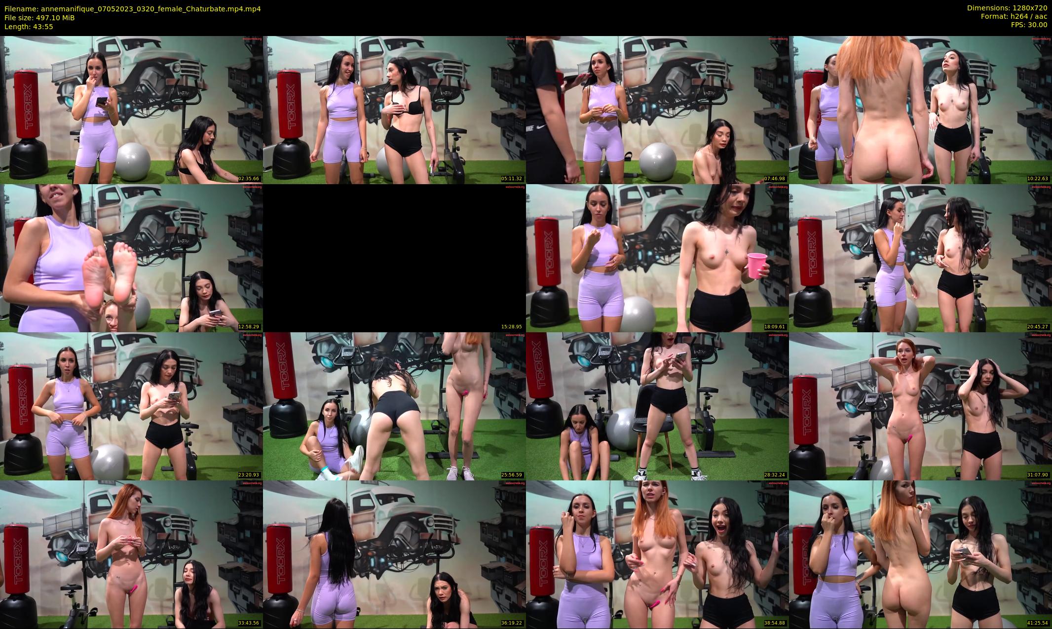 annemanifique — 44 minute Chaturbate female cam show recording, 720p, May 7, 2023