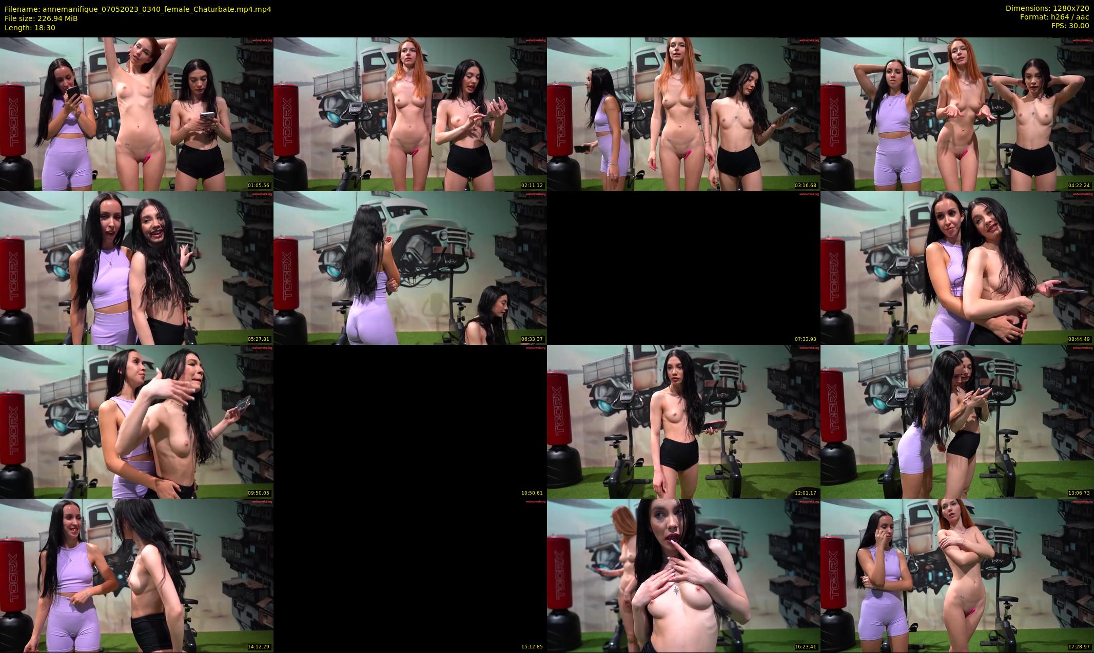 annemanifique — 19 minute Chaturbate female cam show recording, 720p, May 7, 2023