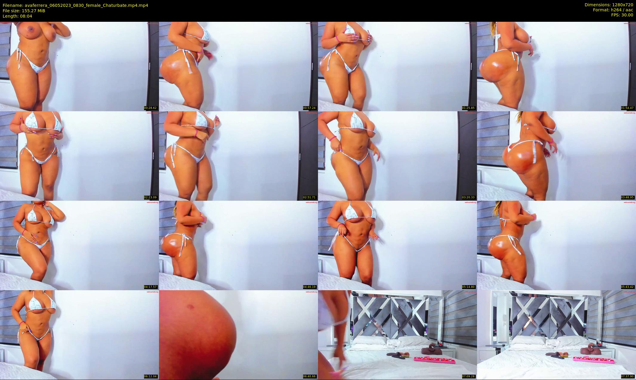 avaferrera — 9 minute Chaturbate female cam show recording, 720p, May 6, 2023