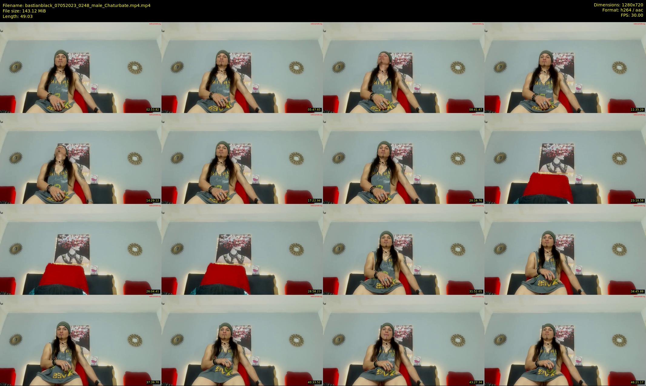 bastianblack — 50 minute Chaturbate male cam show recording, 720p, May 7, 2023