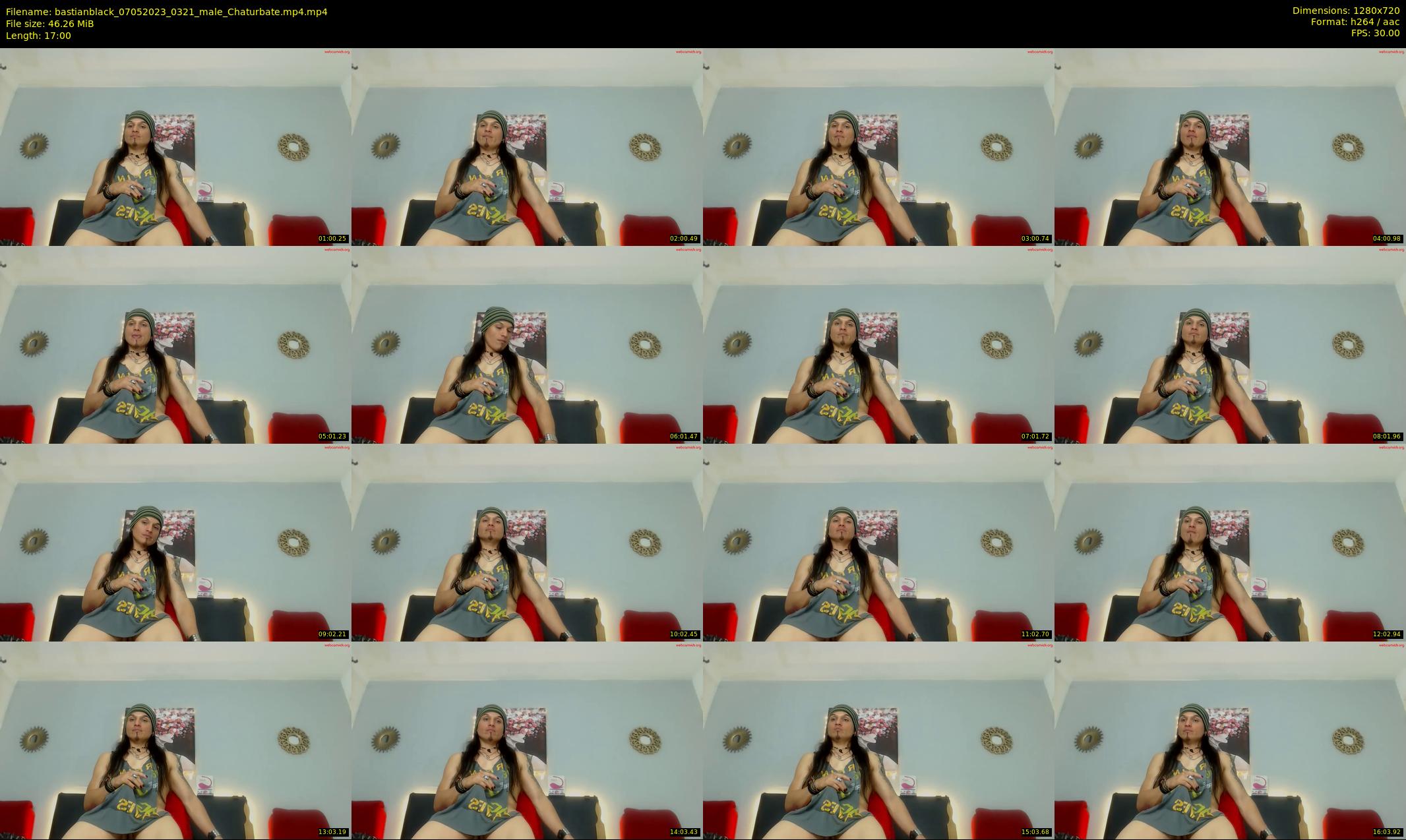 bastianblack — 17 minute Chaturbate male cam show recording, 720p, May 7, 2023