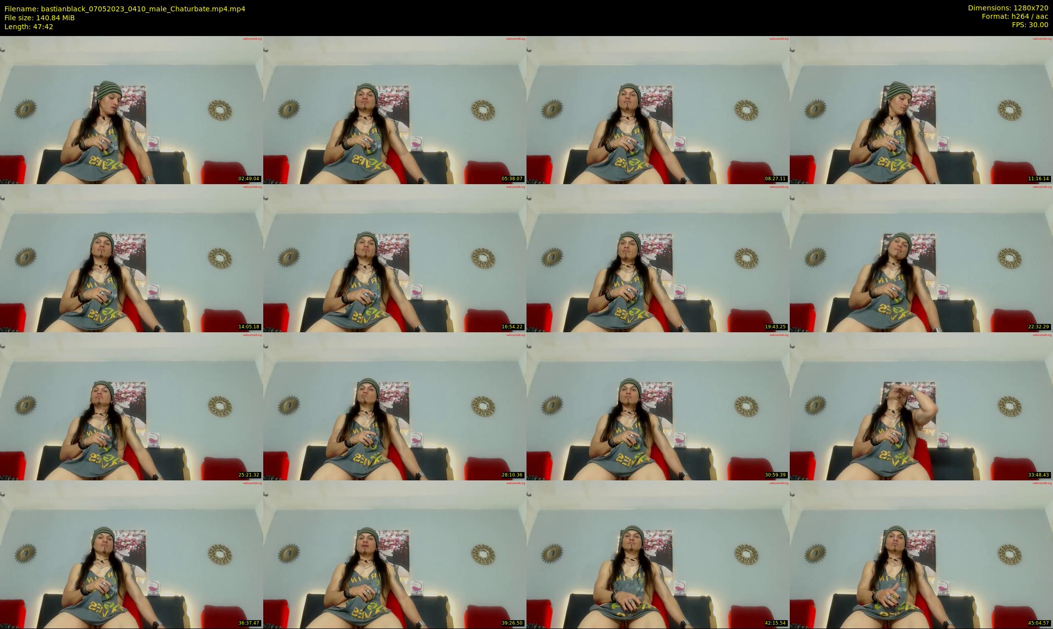 bastianblack — 48 minute Chaturbate male cam show recording, 720p, May 7, 2023