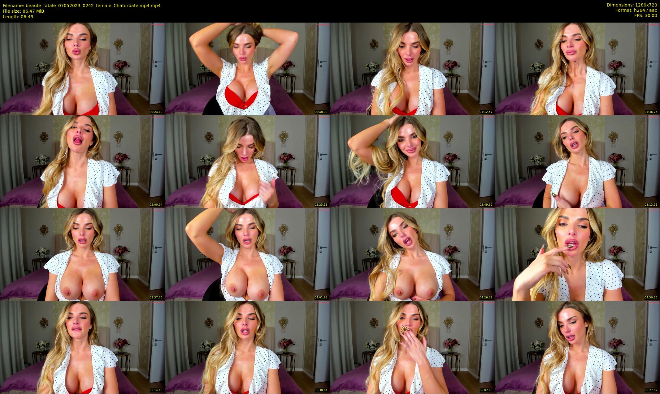 beaute_fatale — 7 minute Chaturbate female cam show recording, 720p, May 7, 2023