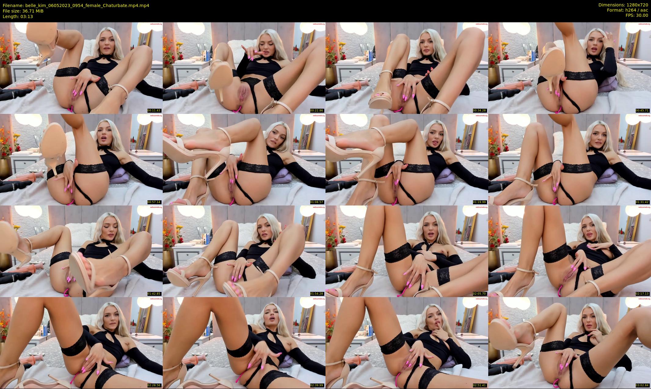 belle_kim — 4 minute Chaturbate female cam show recording, 720p, May 6, 2023
